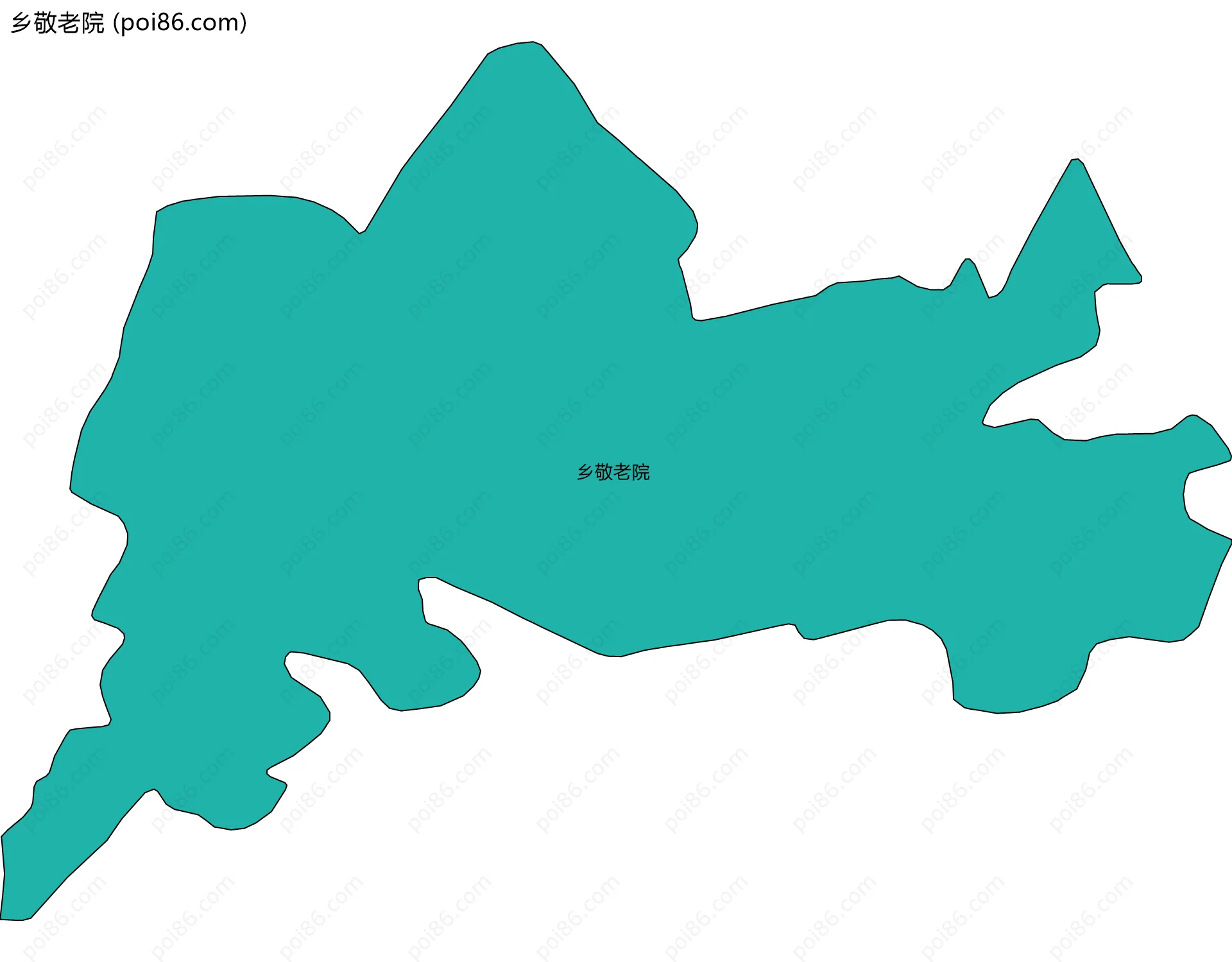 乡敬老院边界地图