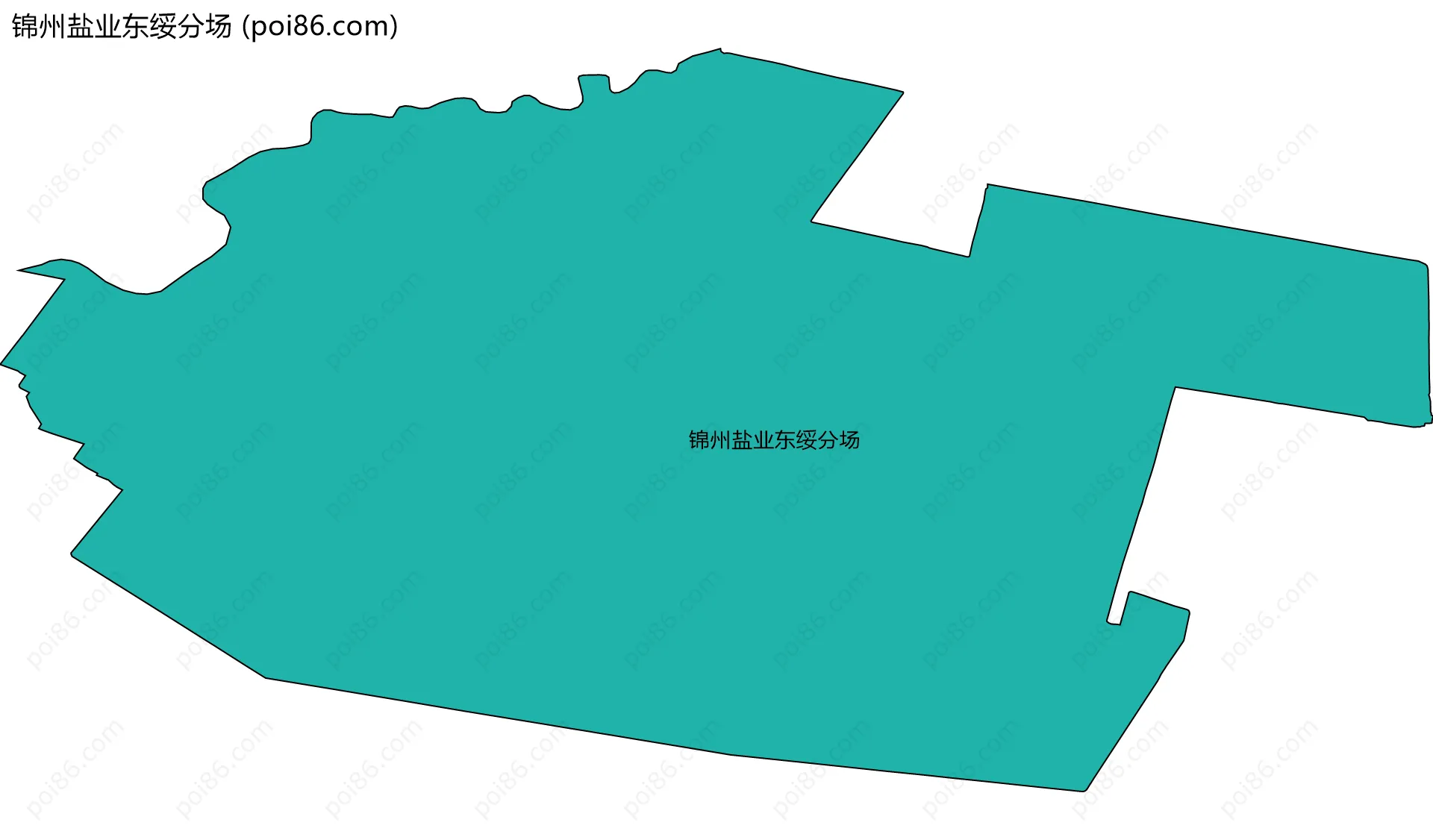锦州盐业东绥分场边界地图