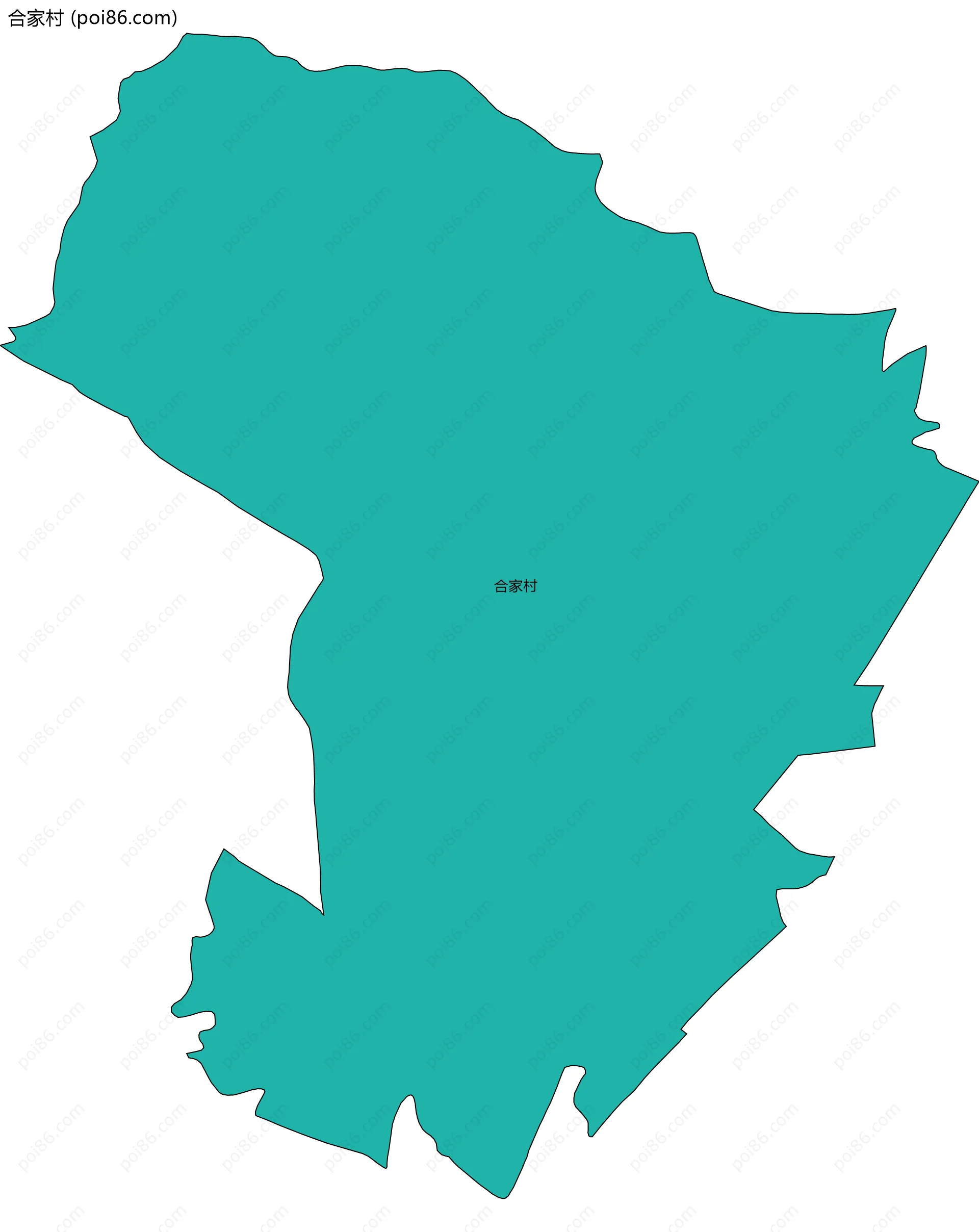 合家村边界地图