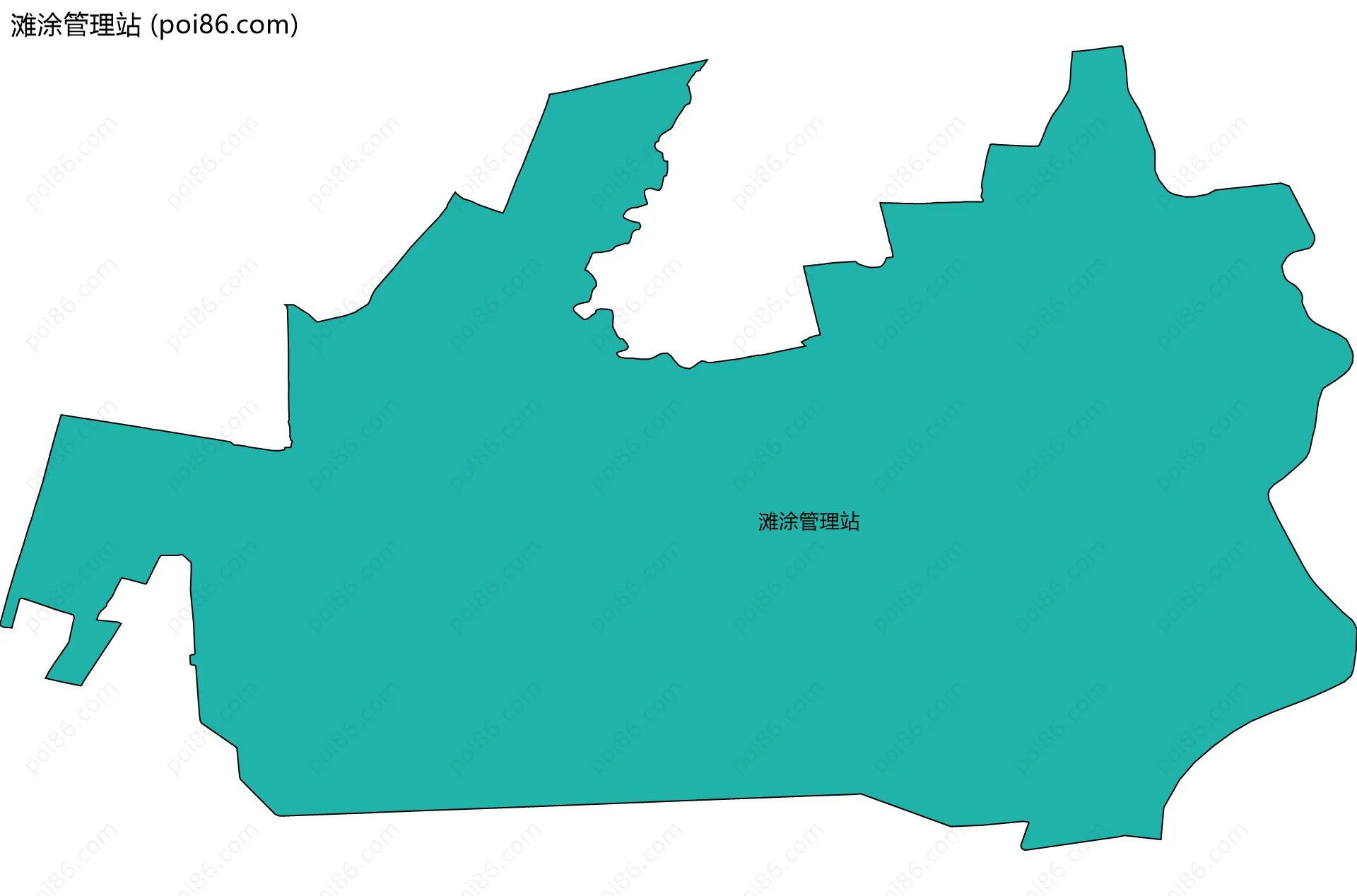 滩涂管理站边界地图