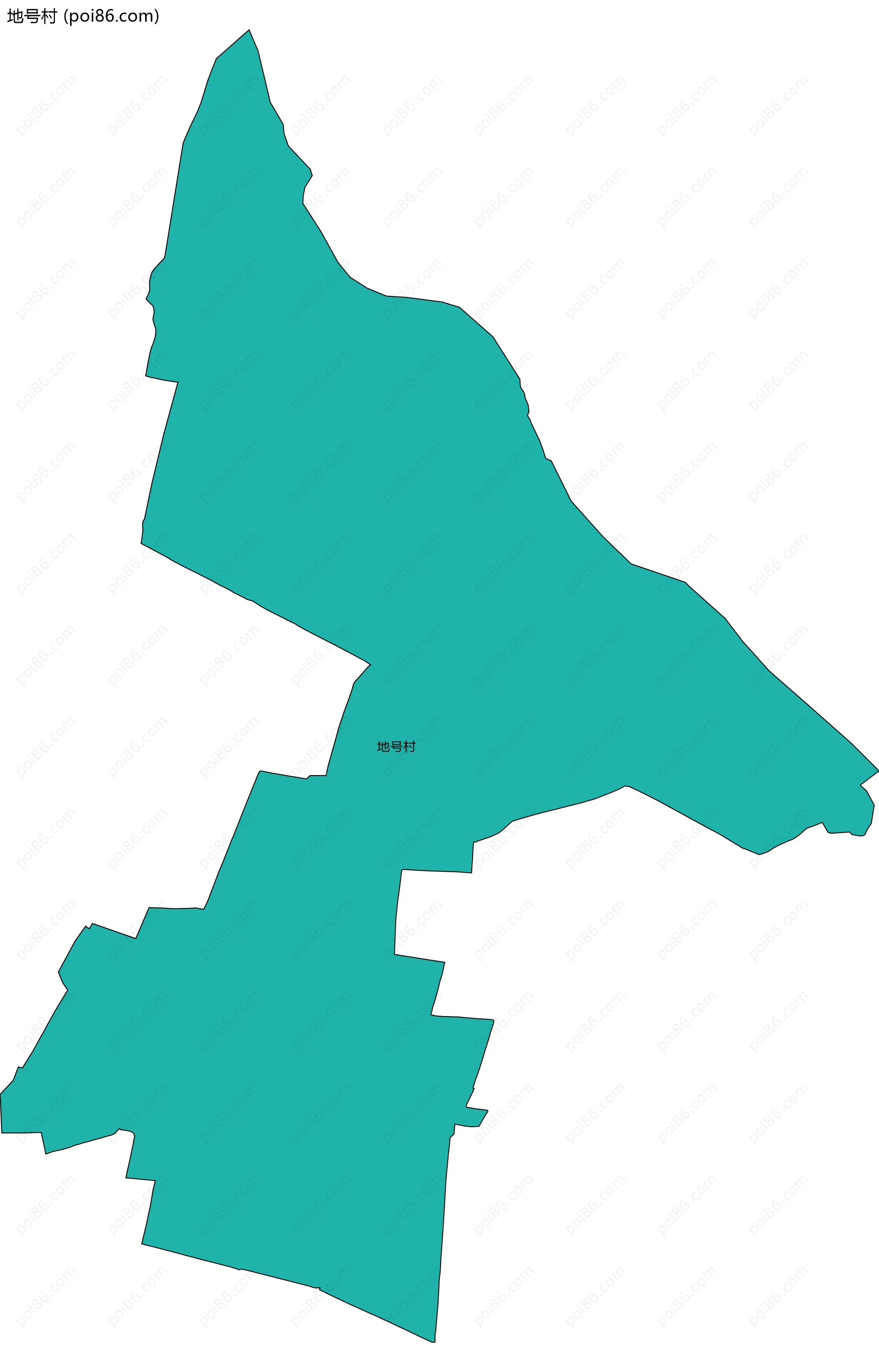 地号村边界地图