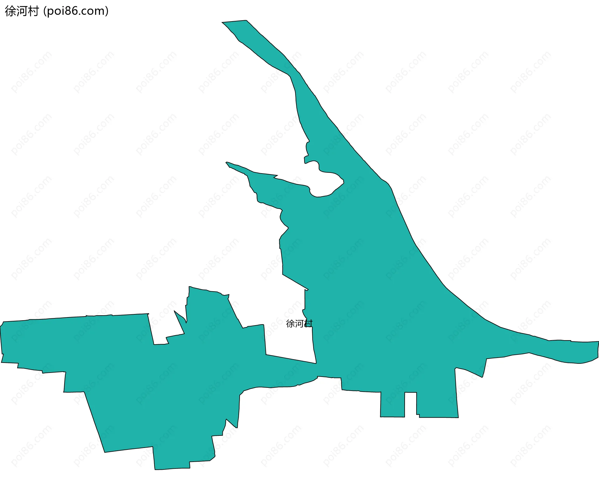 徐河村边界地图