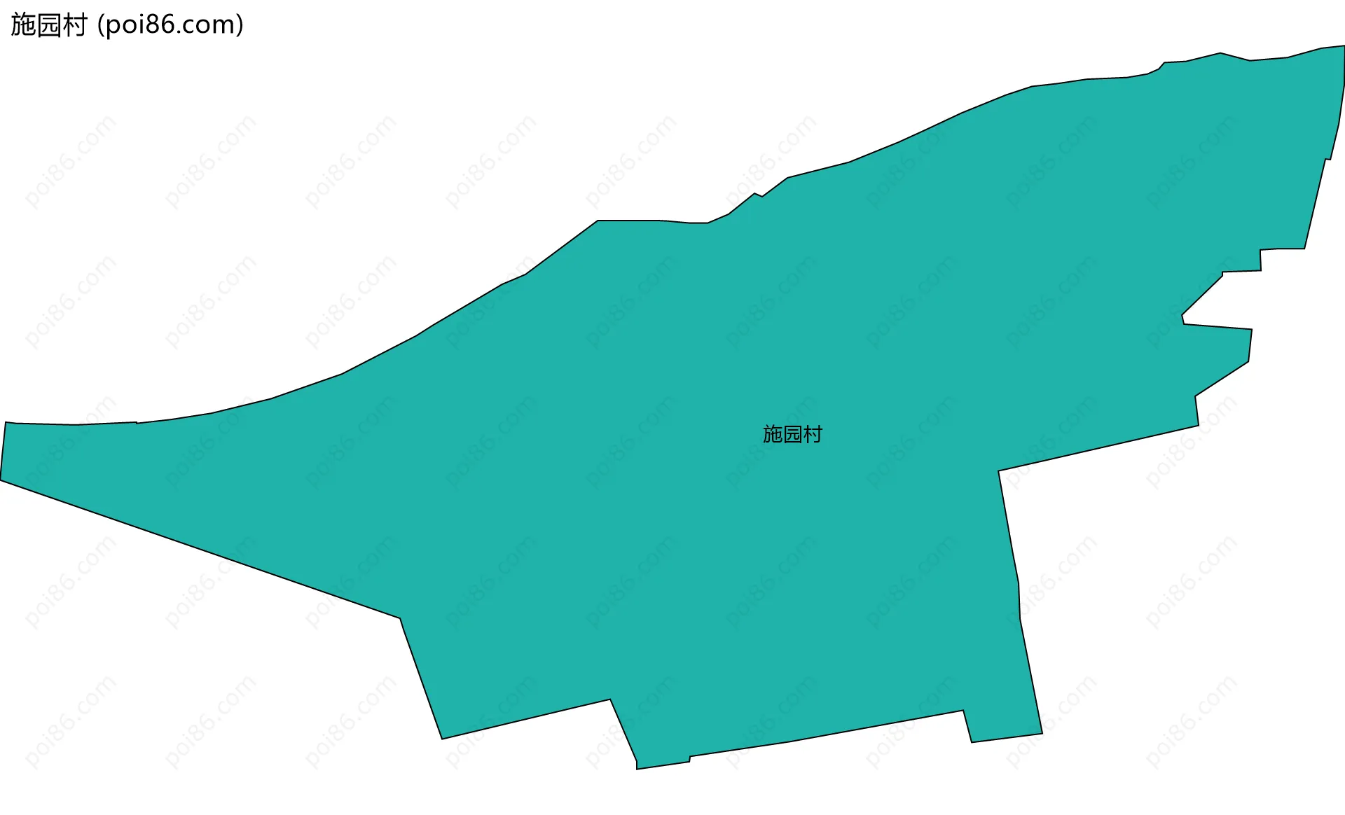 施园村边界地图