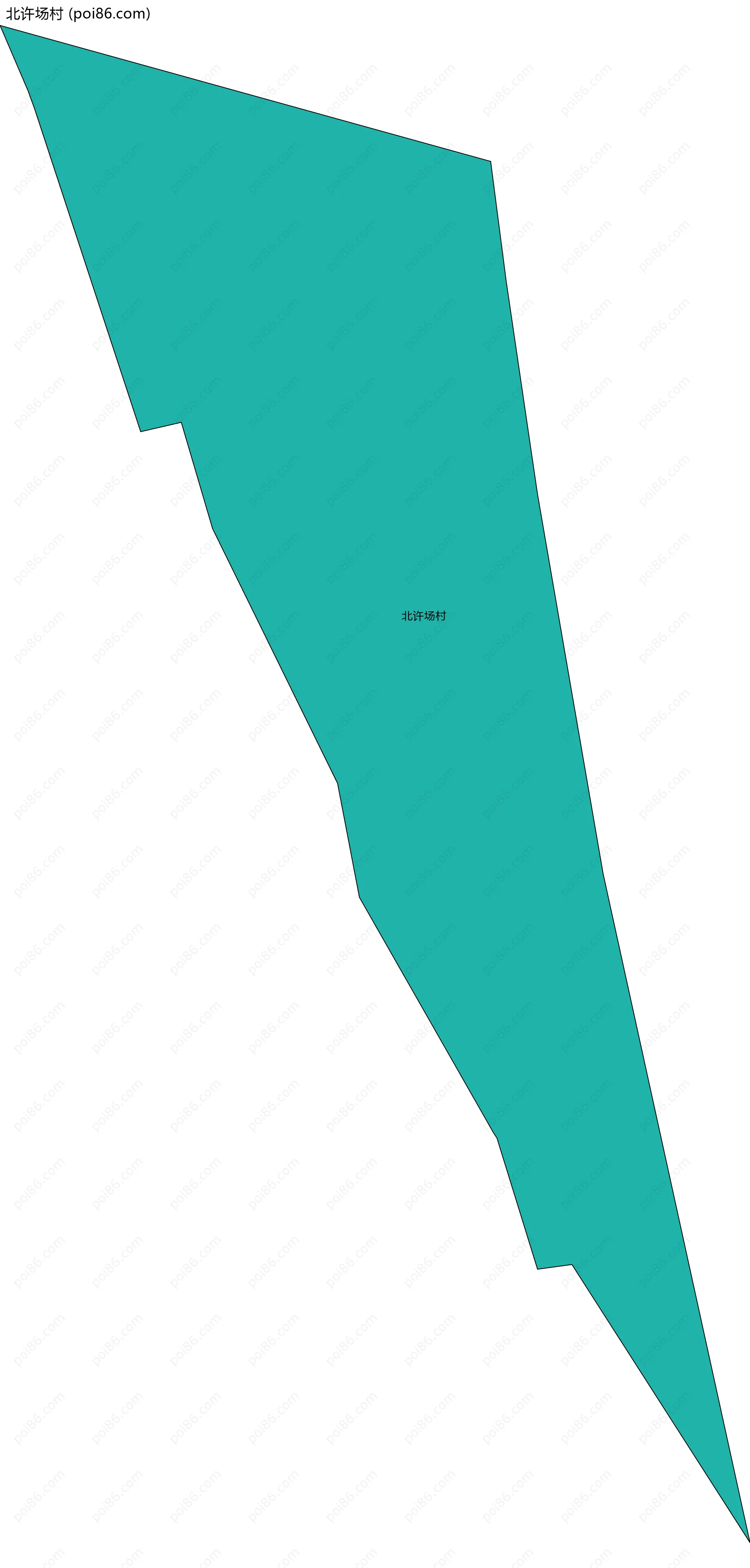 北许场村边界地图