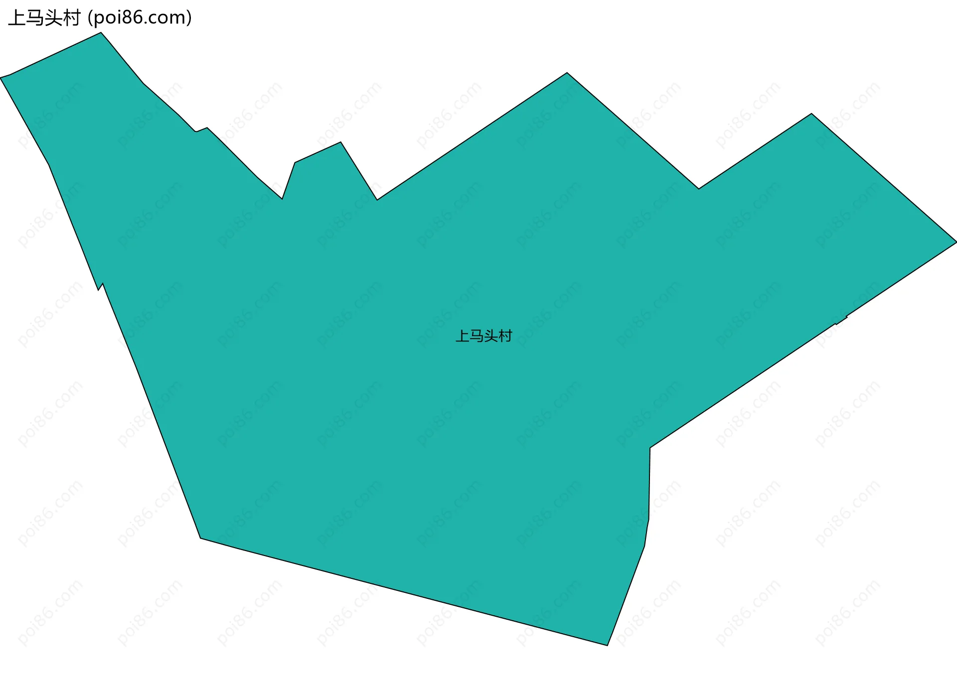 上马头村边界地图