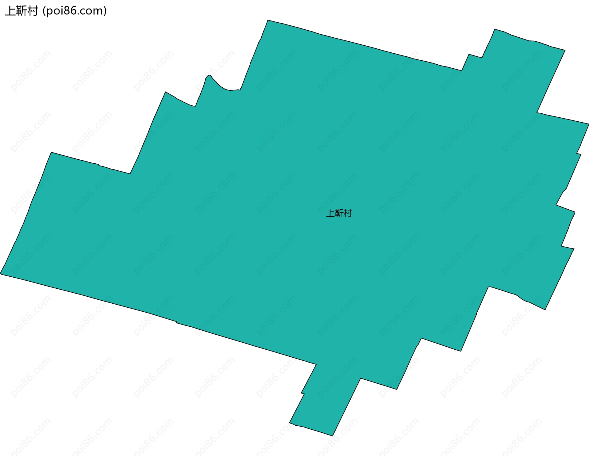 上靳村边界地图