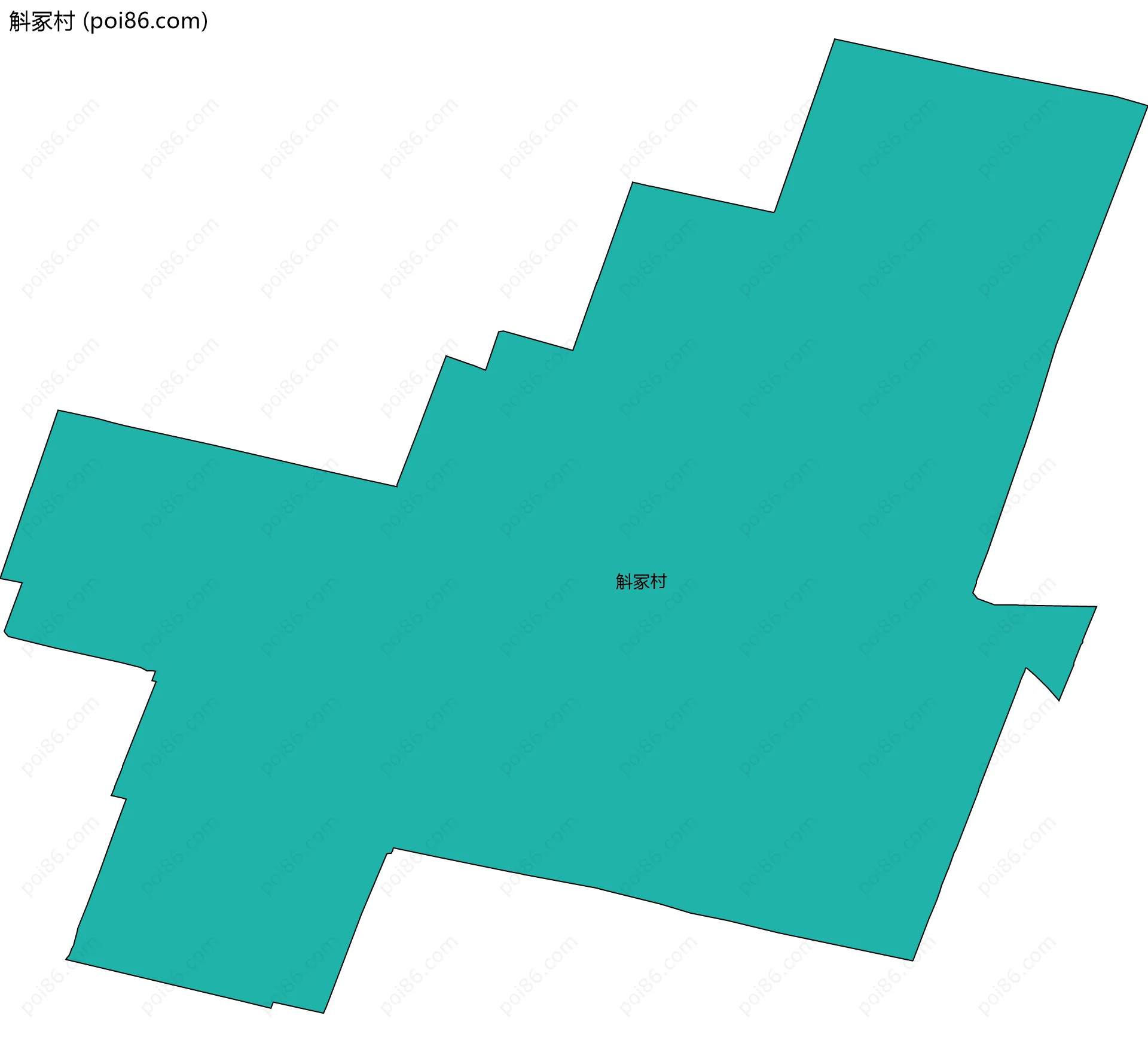 斛冢村边界地图
