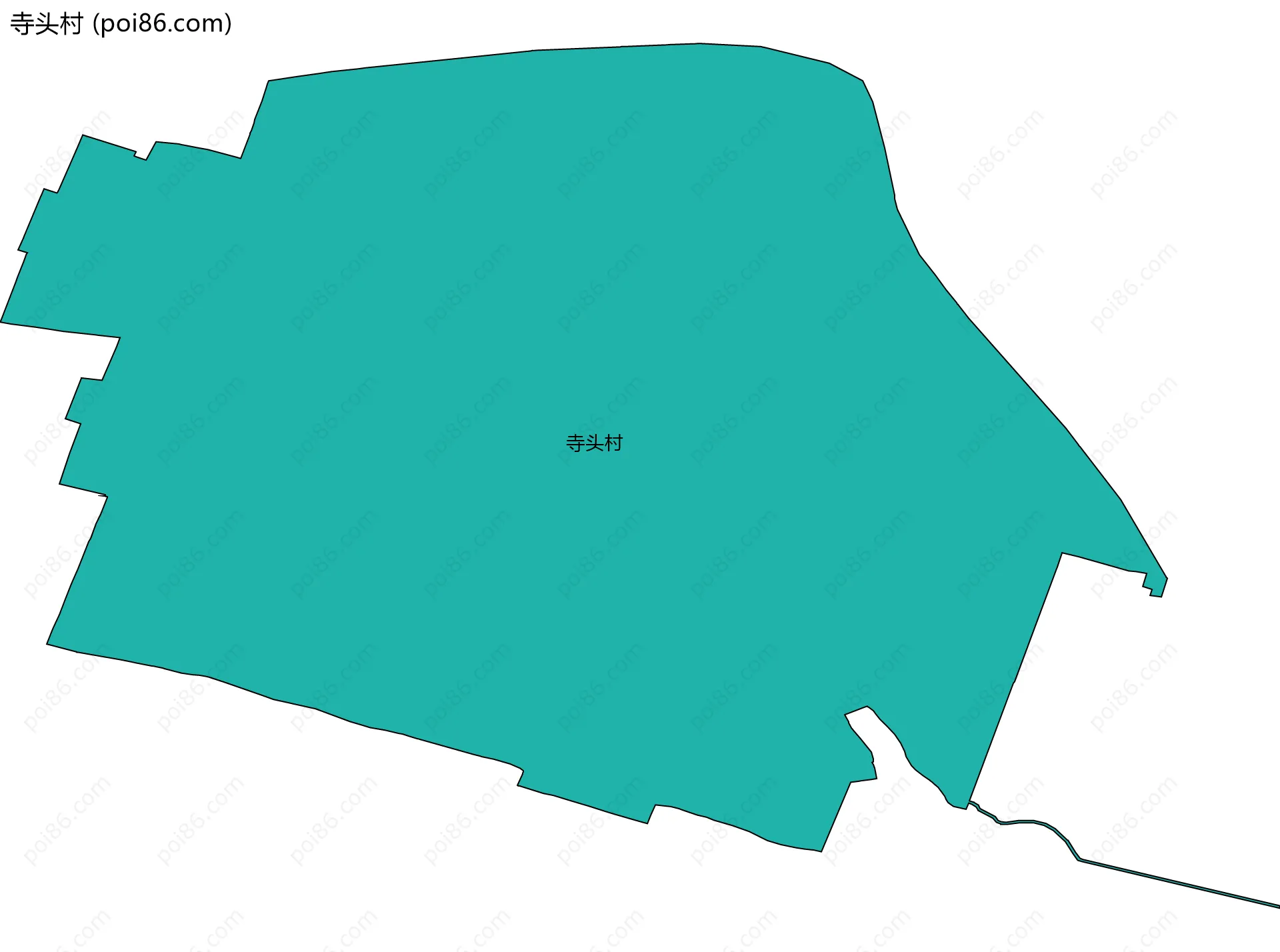 寺头村边界地图