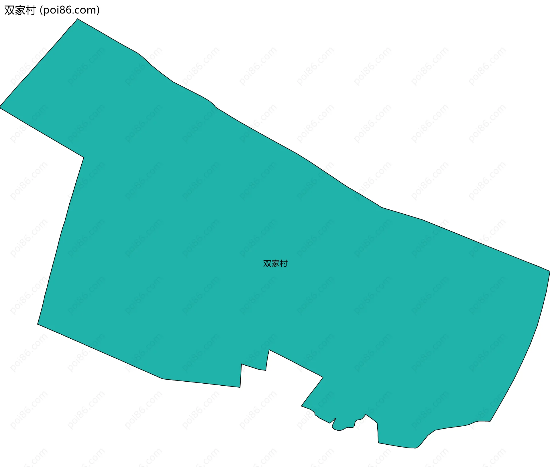 双家村边界地图