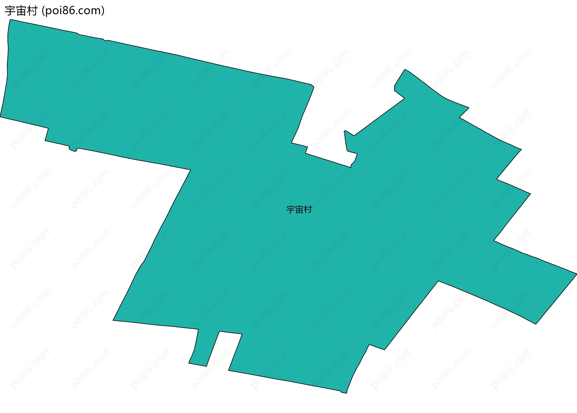 宇宙村边界地图