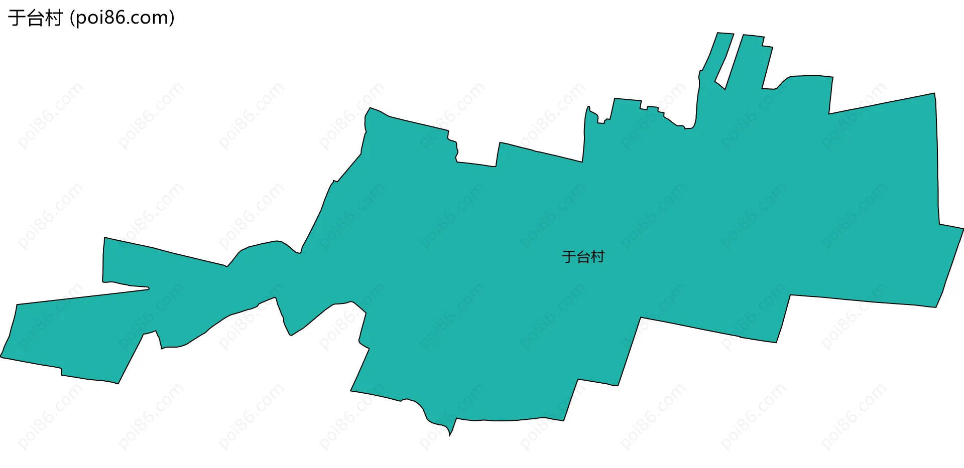 于台村边界地图