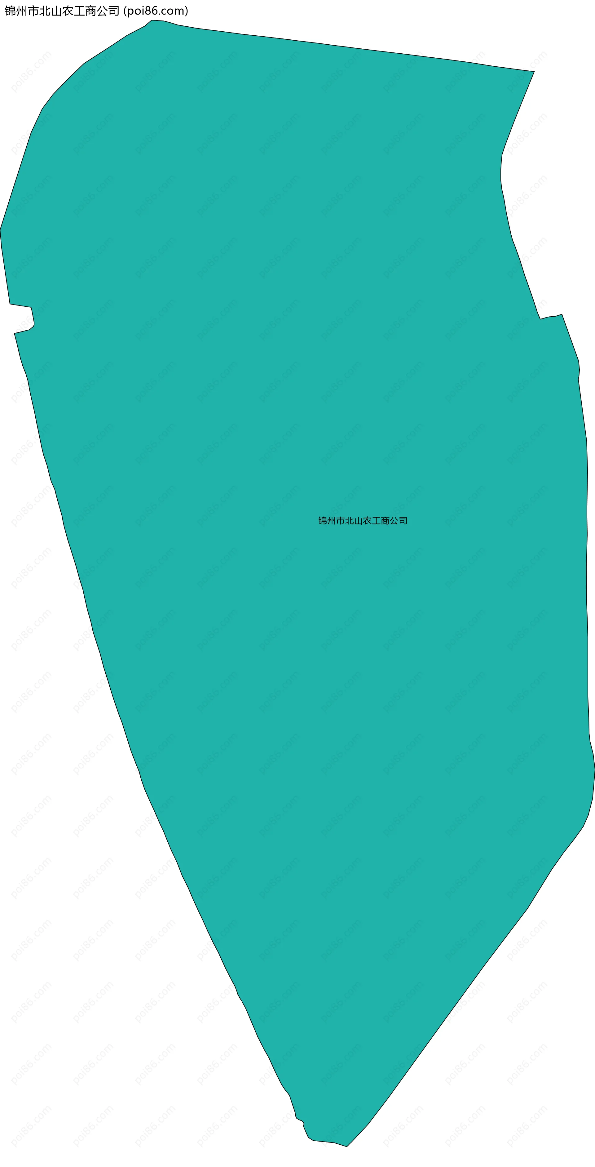 锦州市北山农工商公司边界地图