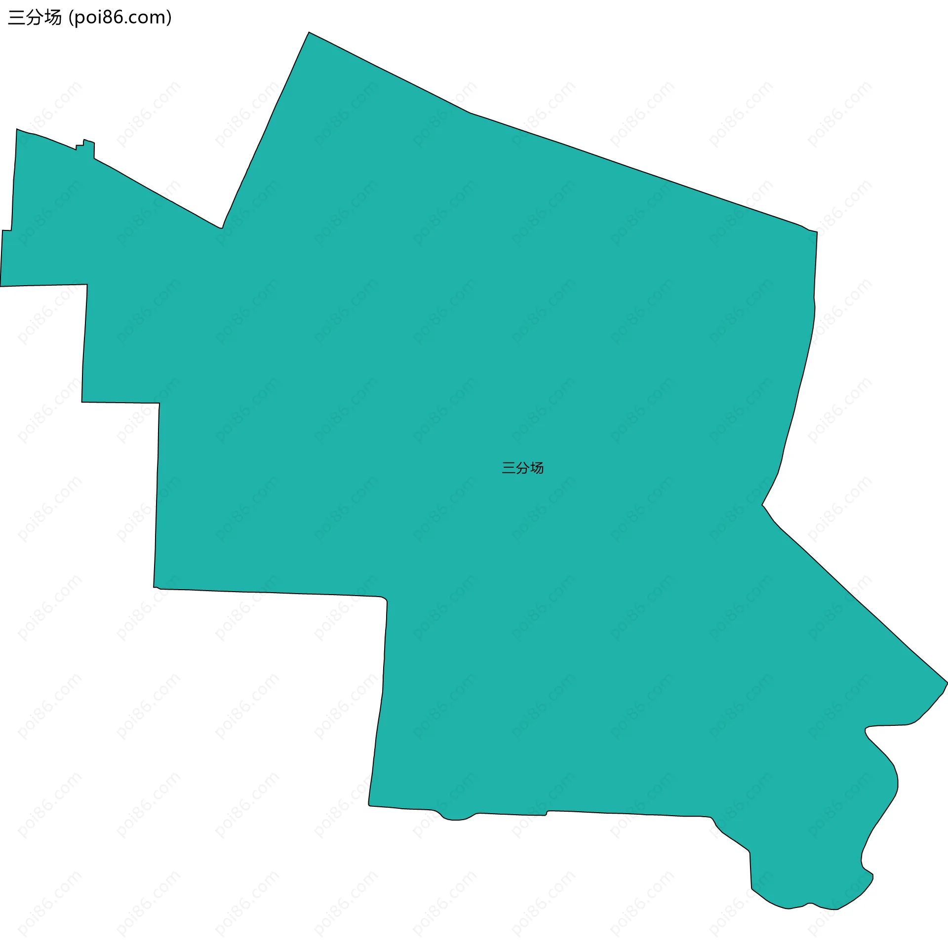 三分场边界地图