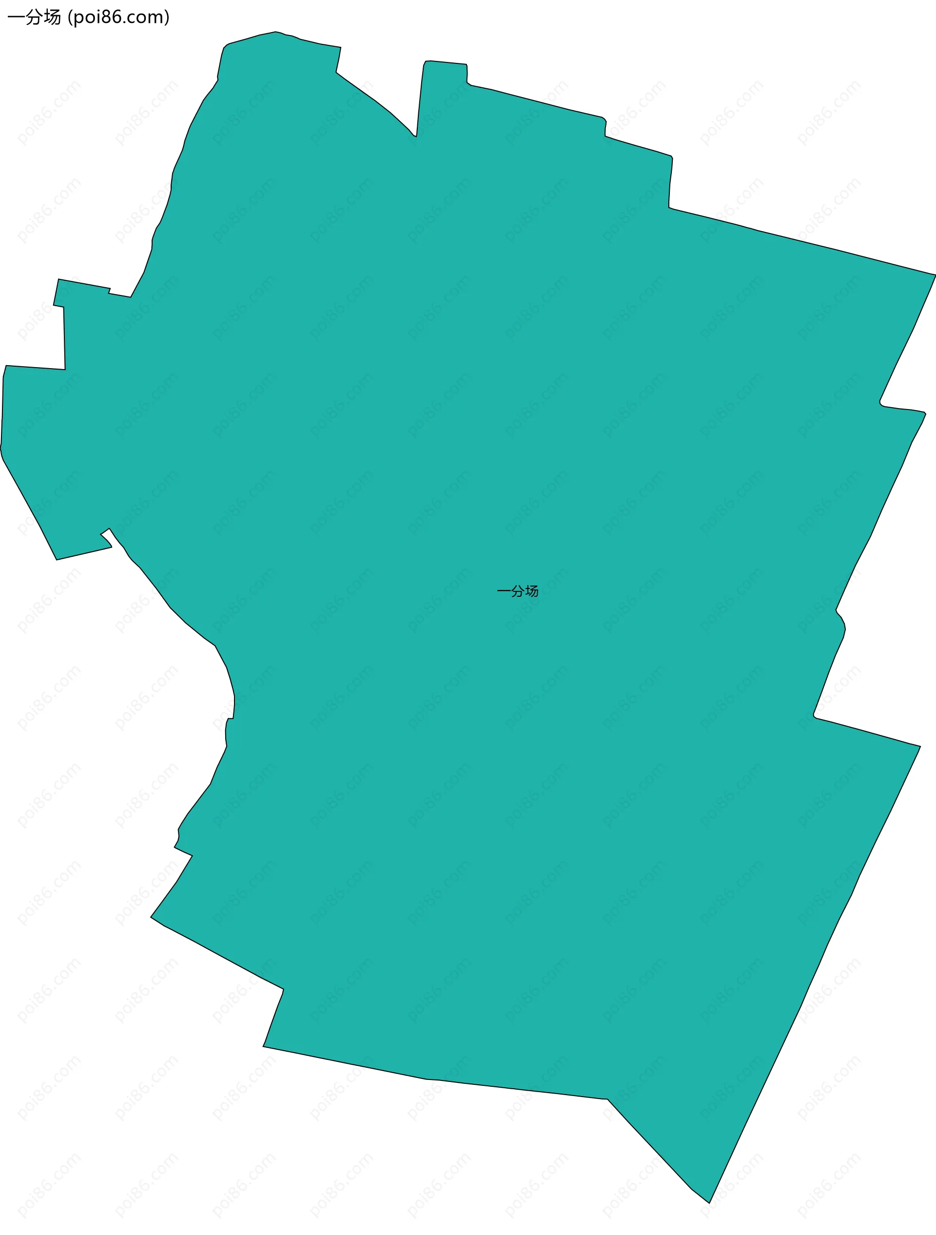 一分场边界地图