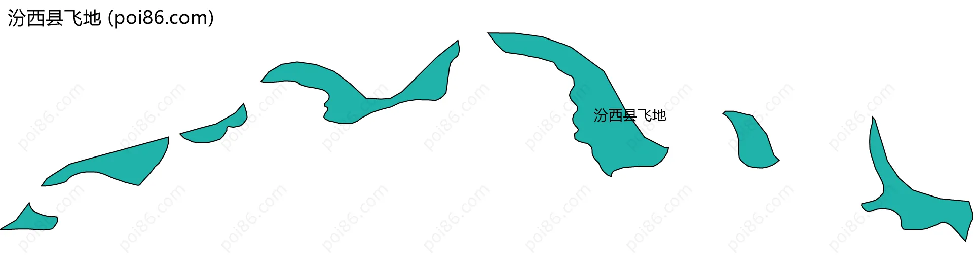 汾西县飞地边界地图