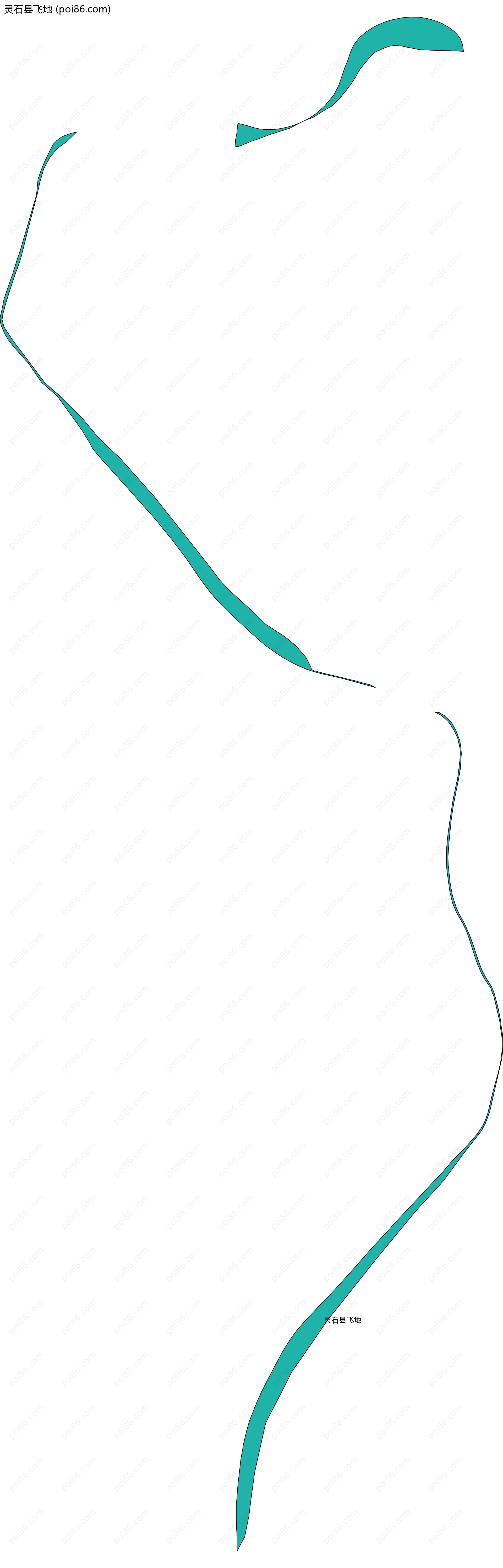 灵石县飞地边界地图