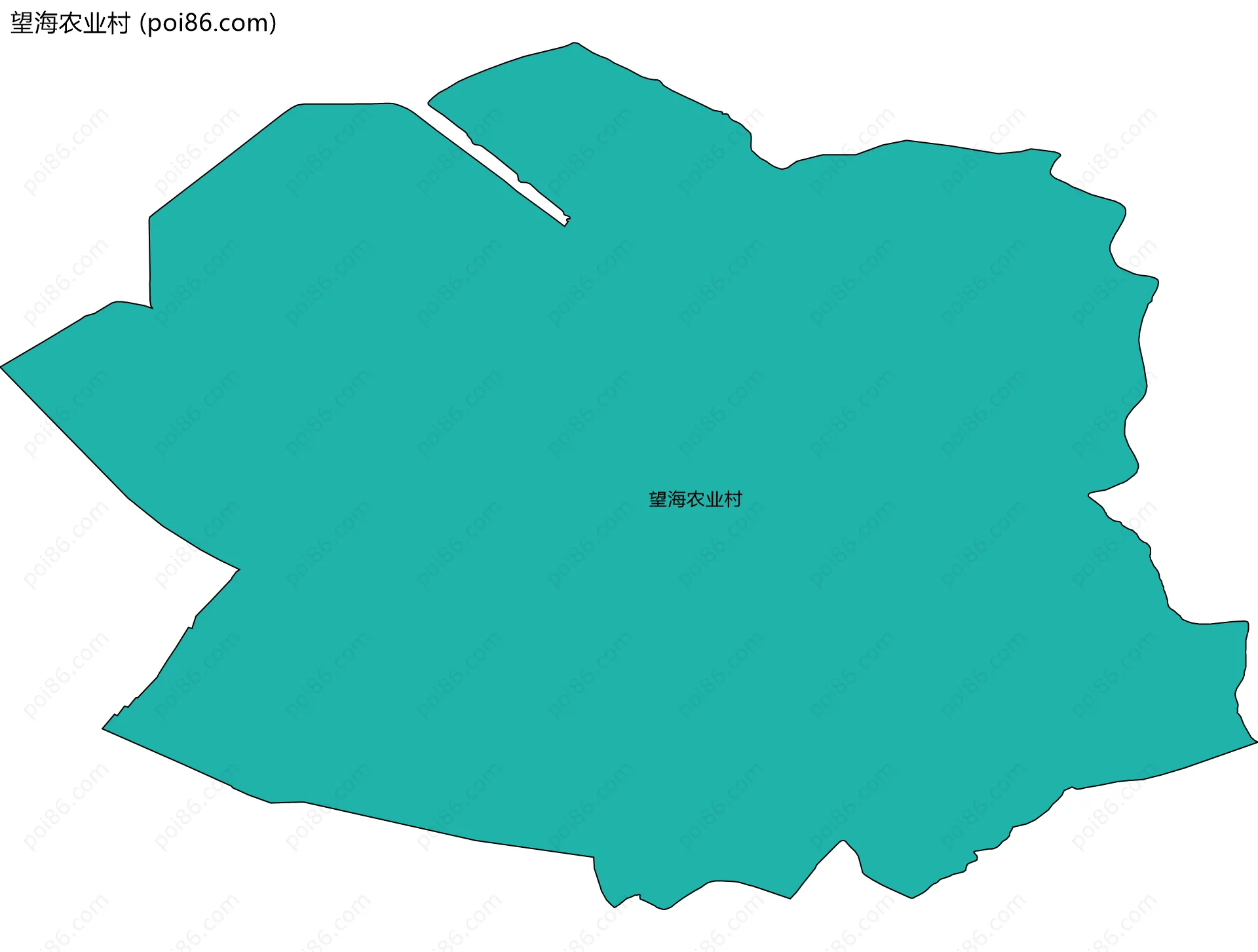 望海农业村边界地图