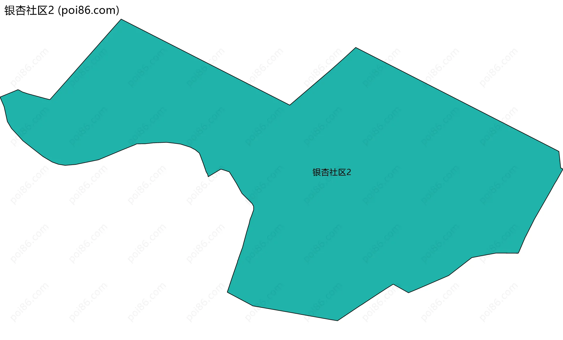 银杏社区2边界地图