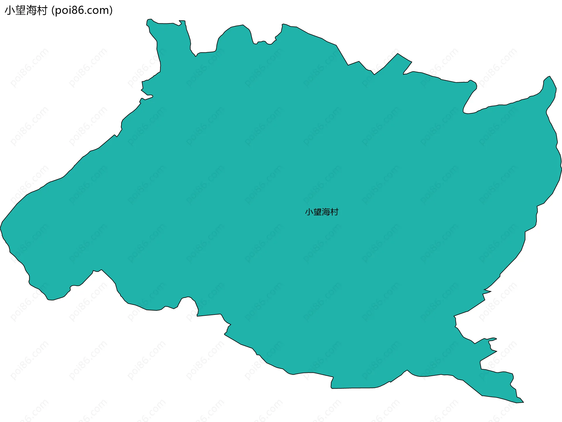 小望海村边界地图