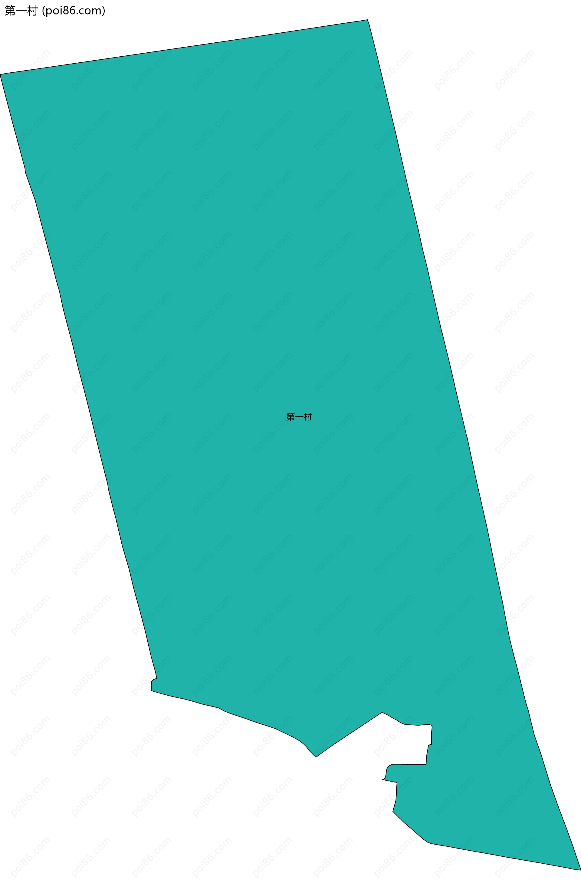 第一村边界地图