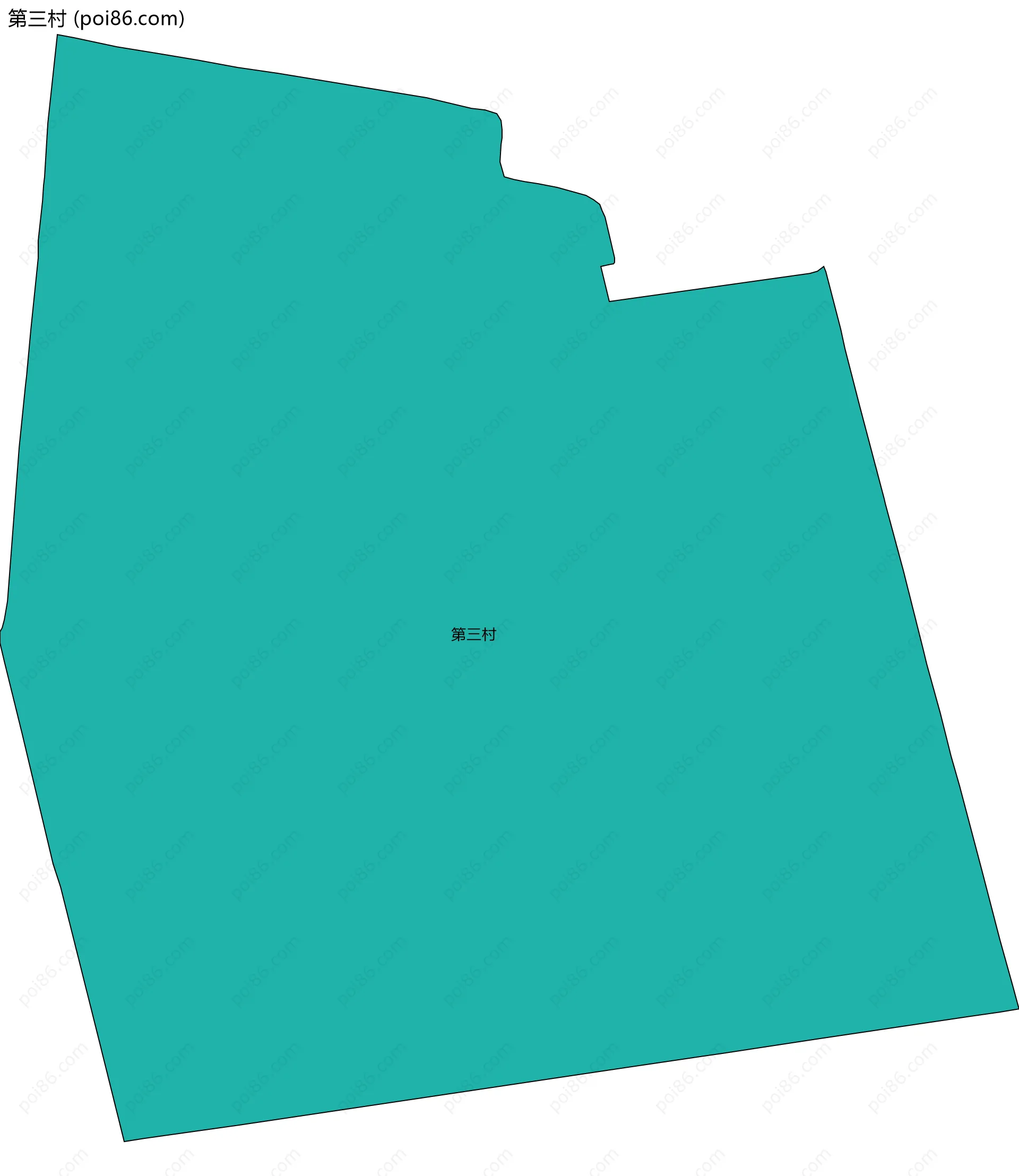 第三村边界地图