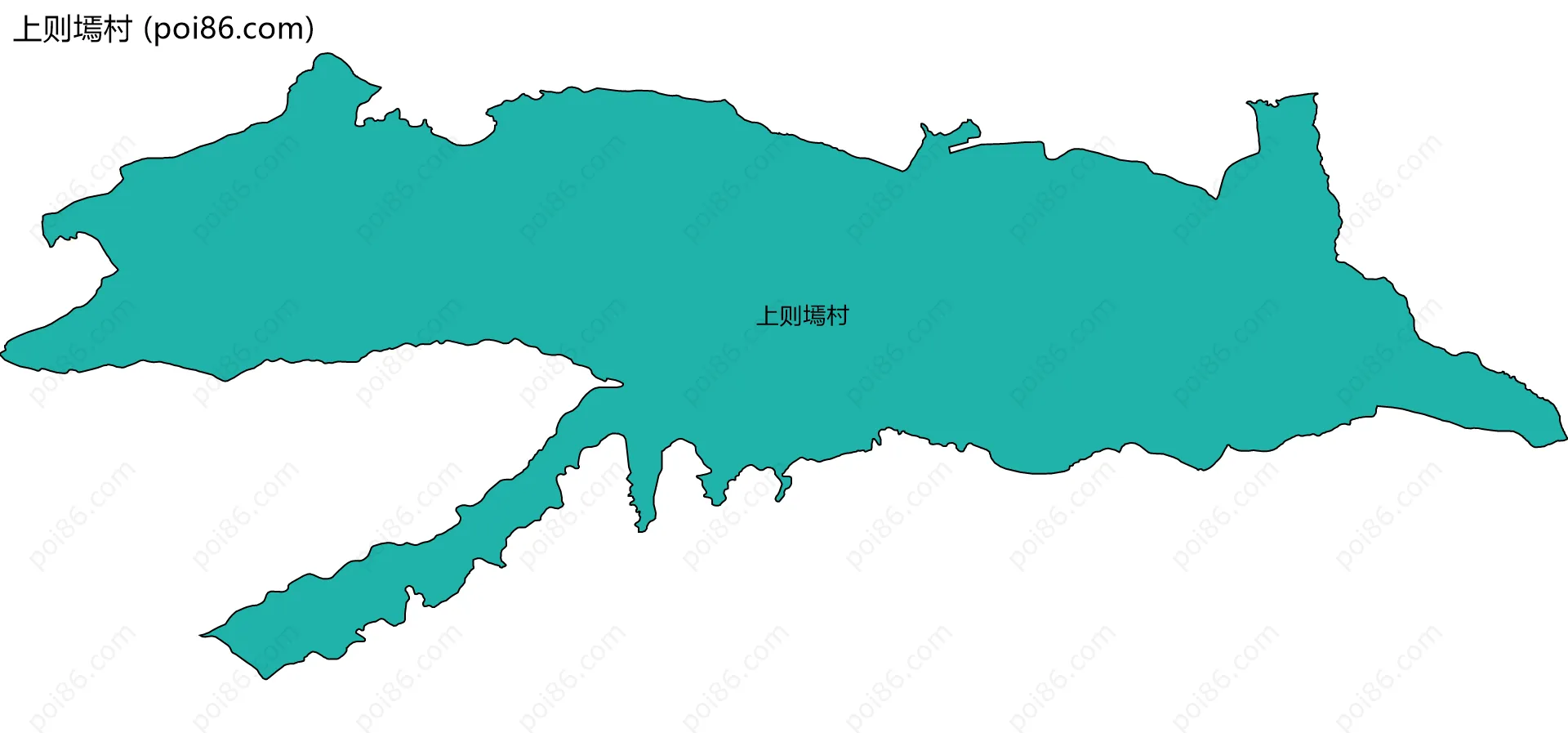 上则墕村边界地图