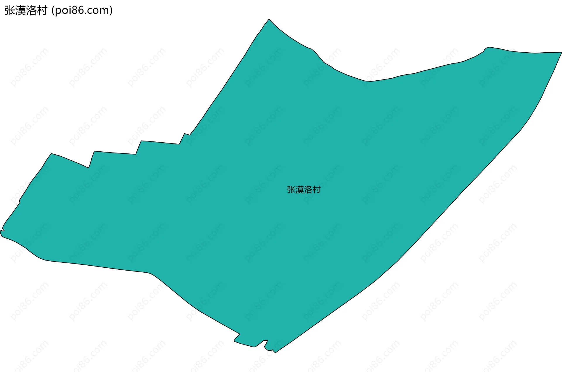 张漠洛村边界地图