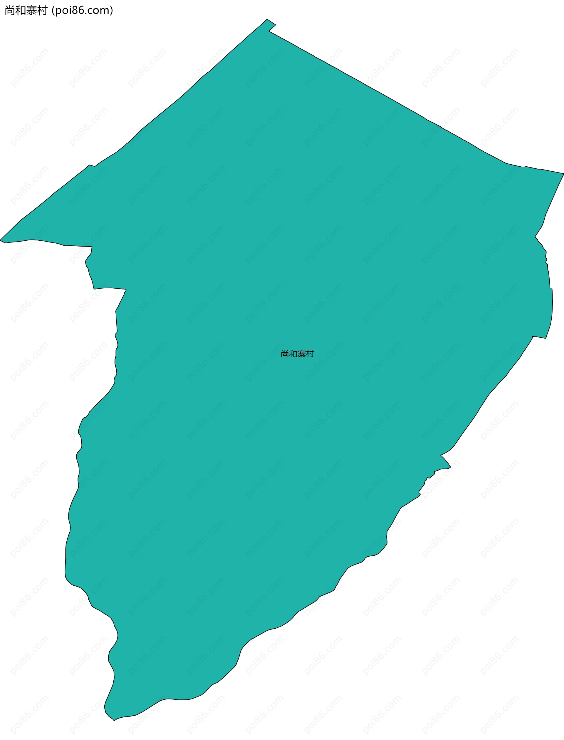 尚和寨村边界地图