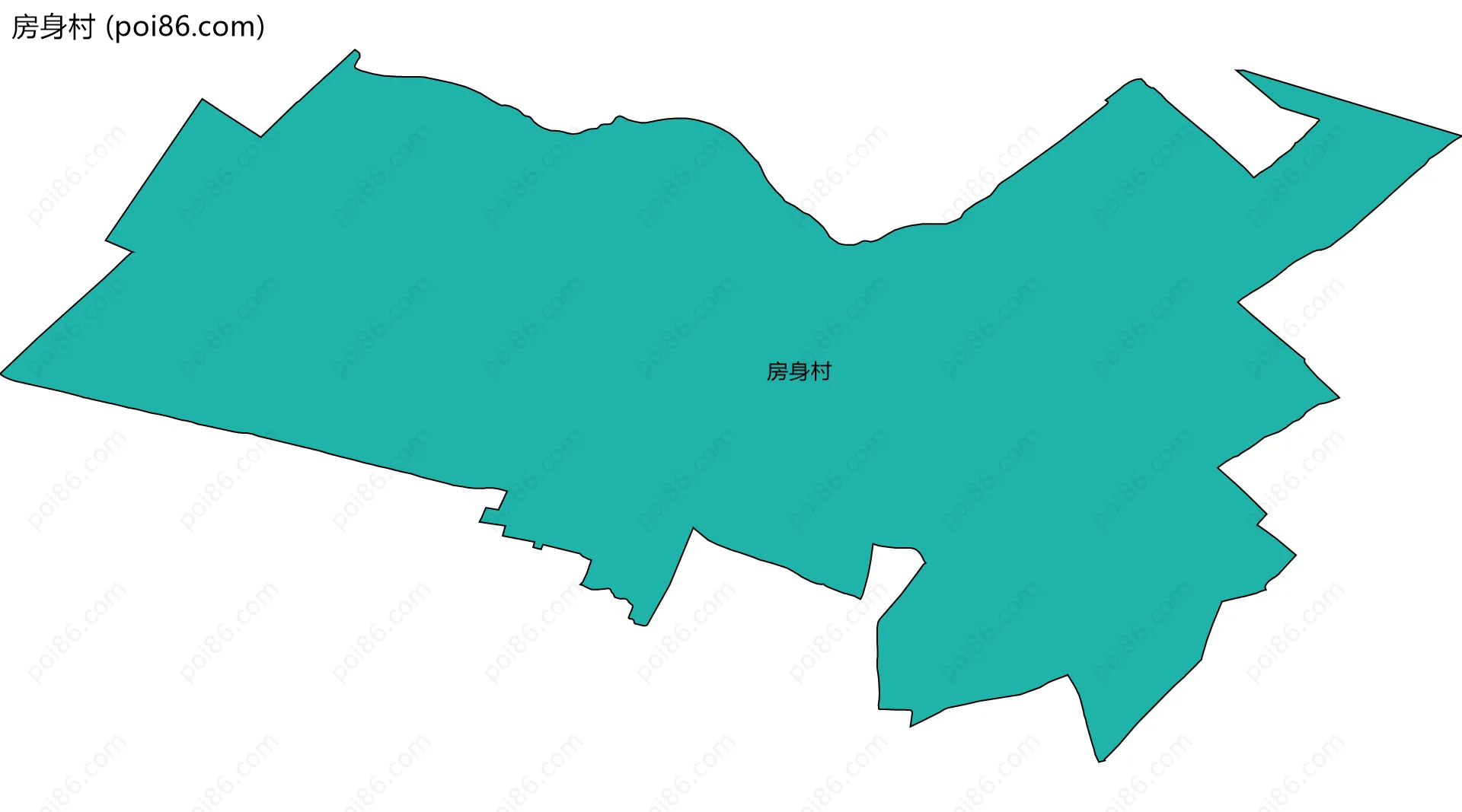 房身村边界地图