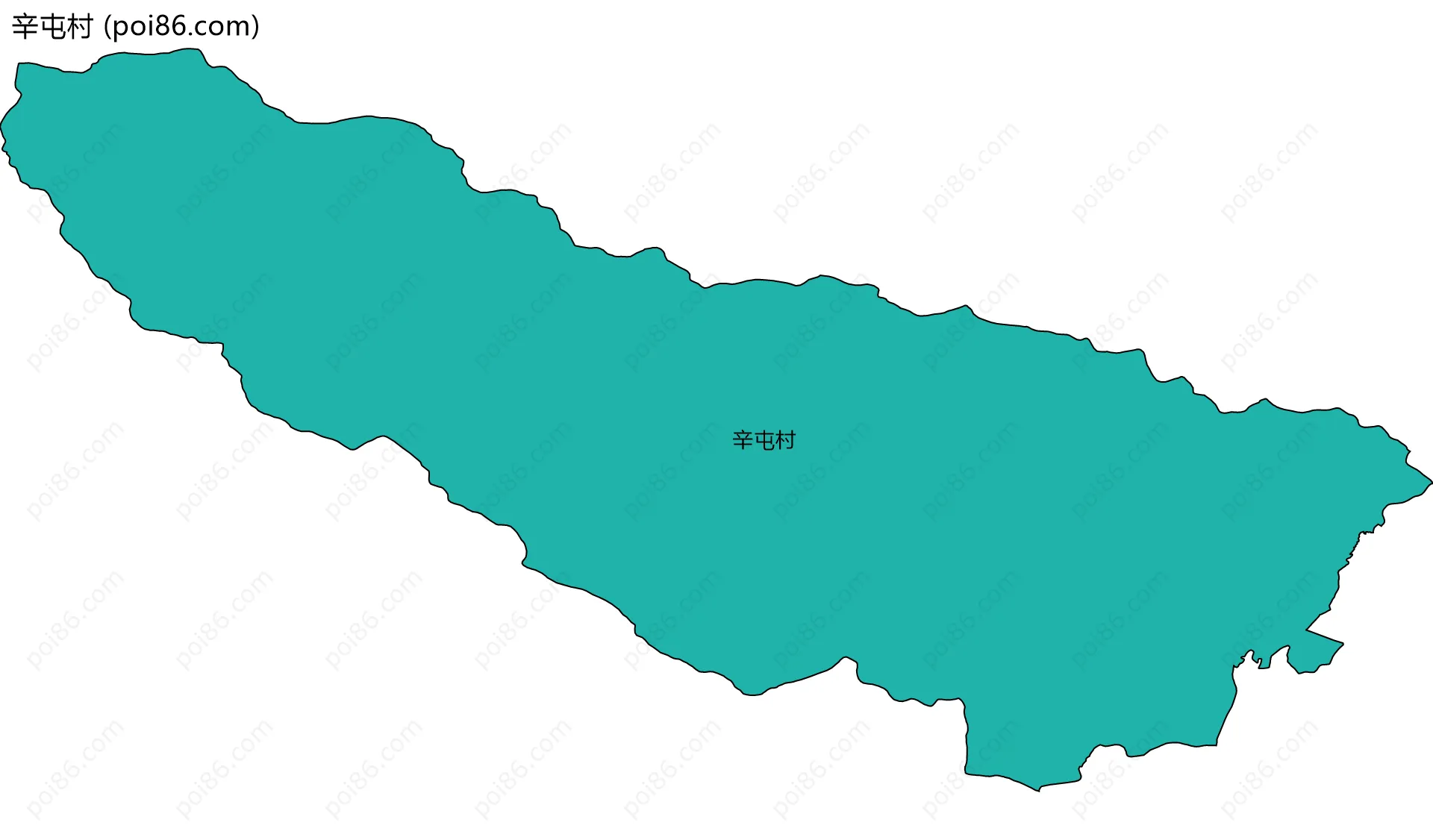 辛屯村边界地图