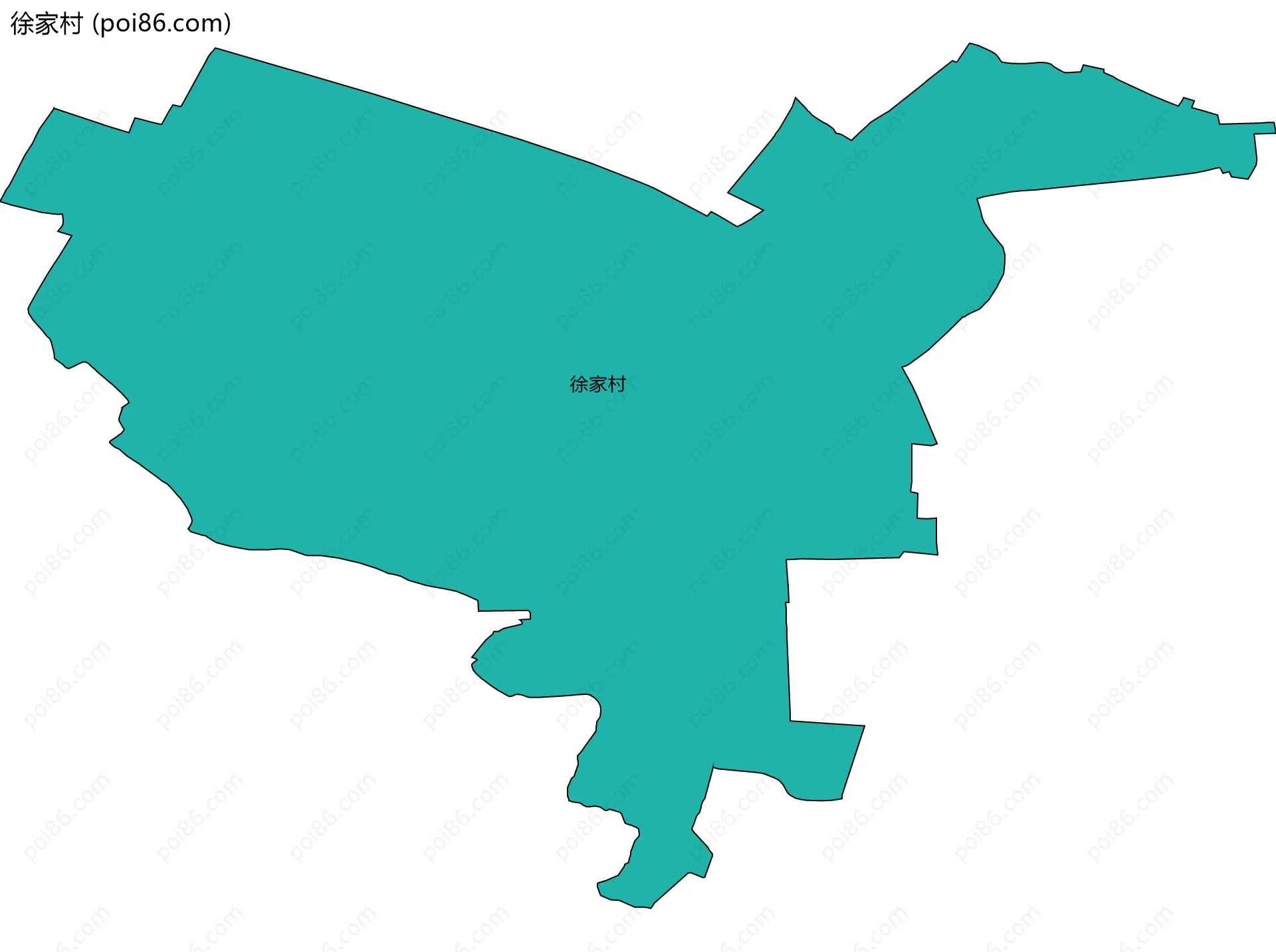 徐家村边界地图