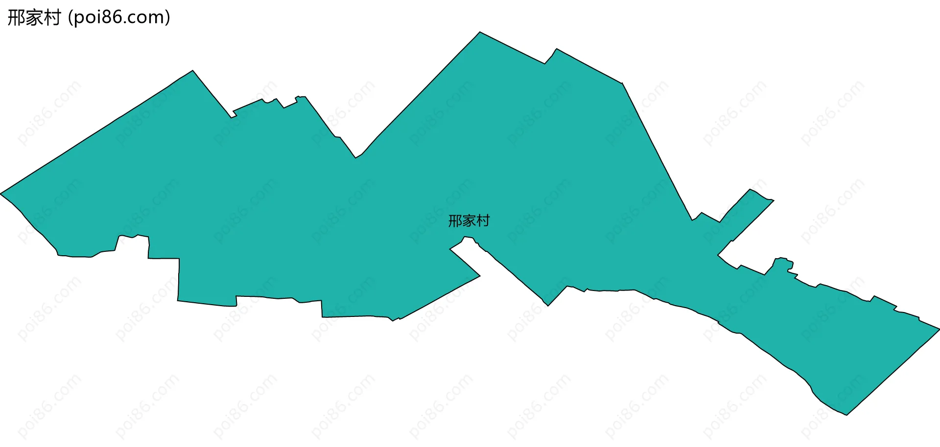 邢家村边界地图