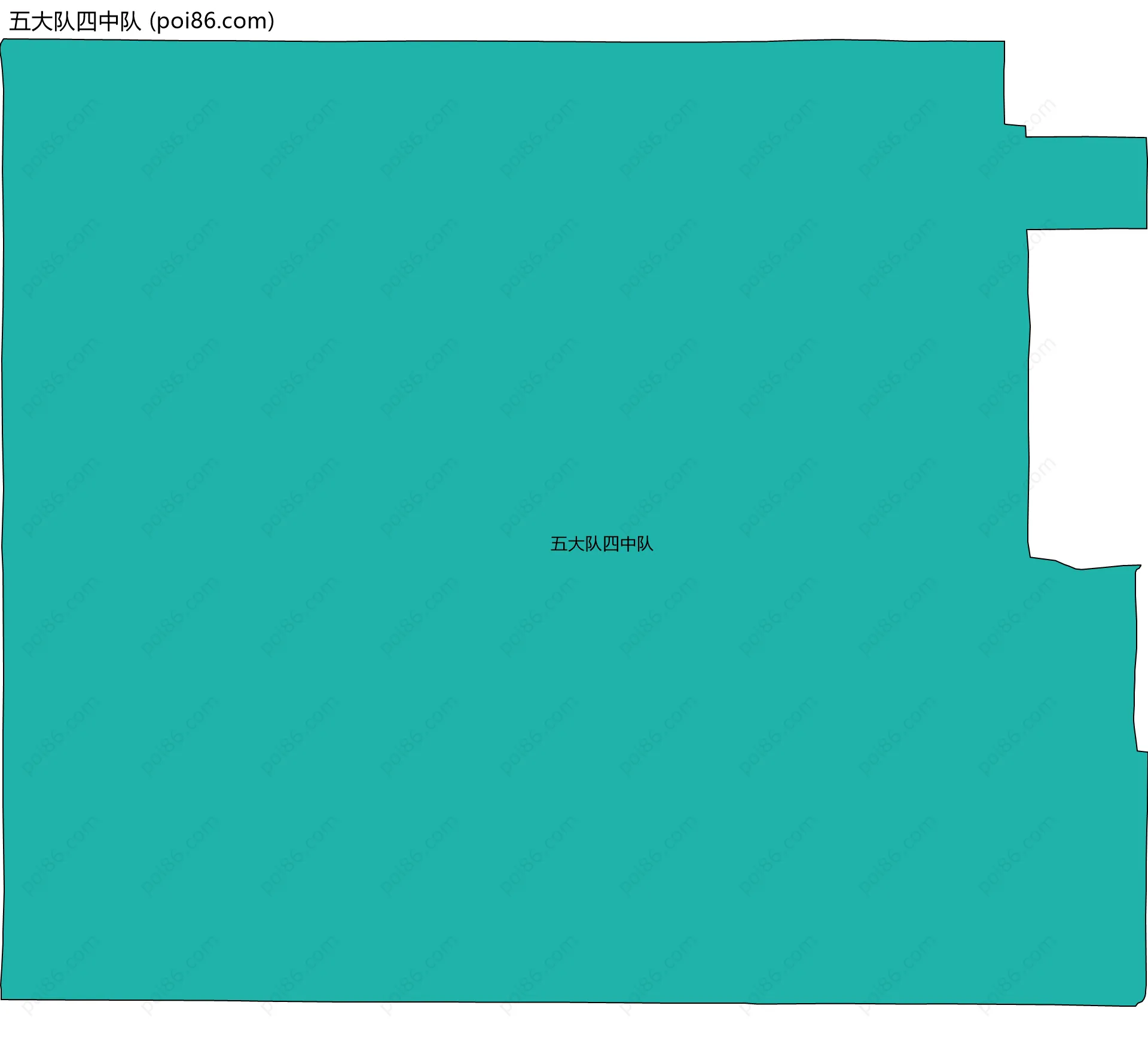 五大队四中队边界地图