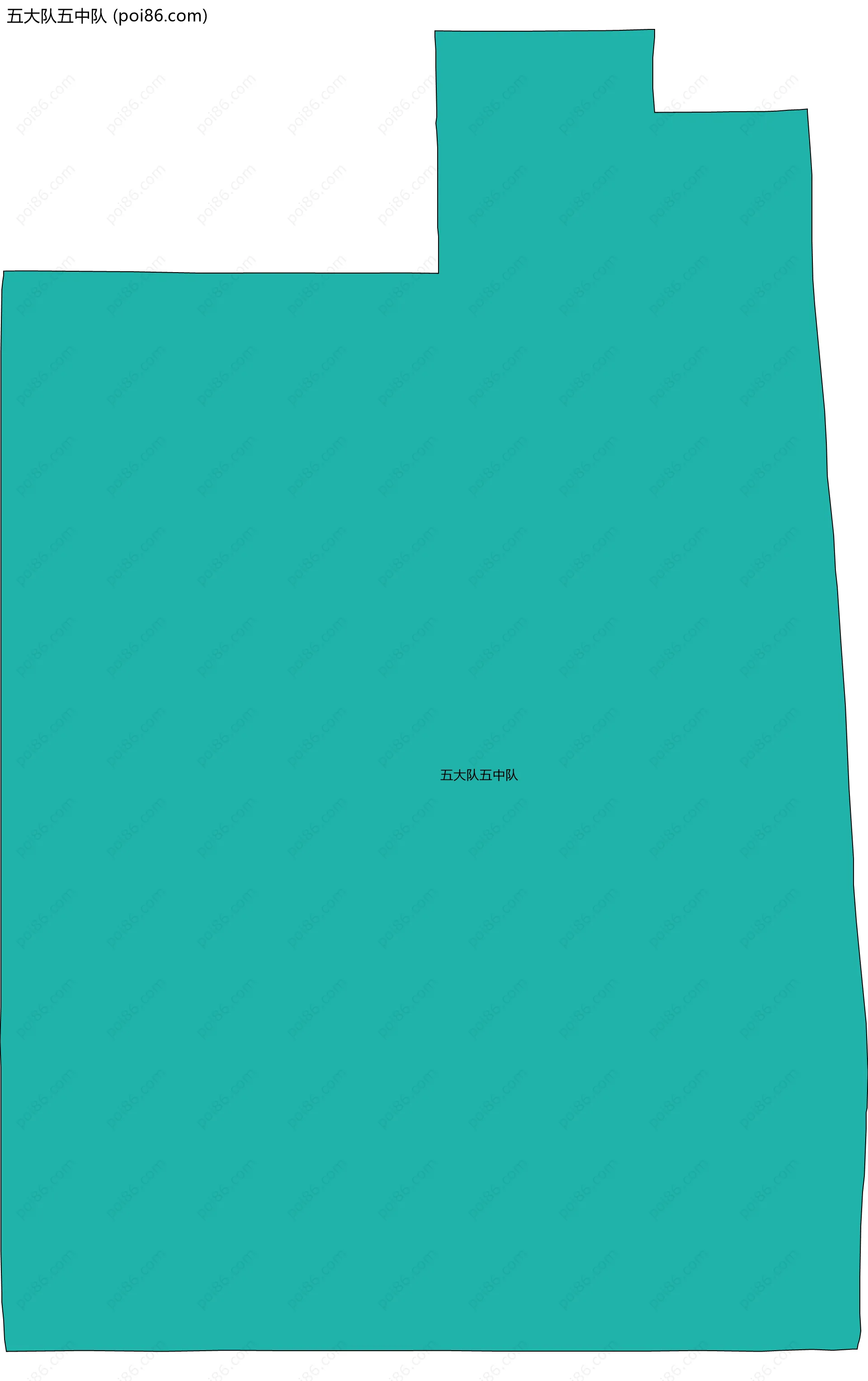 五大队五中队边界地图