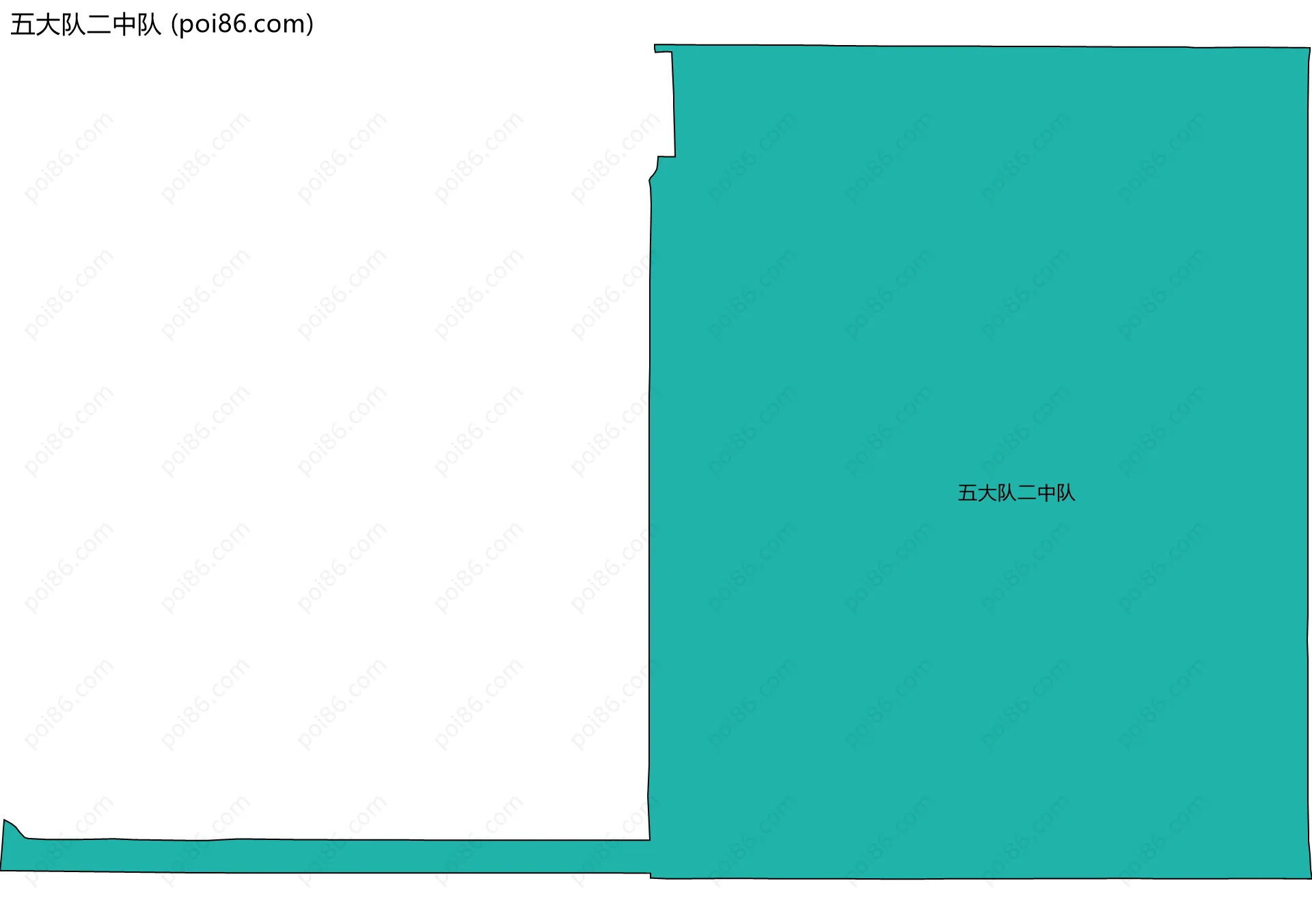 五大队二中队边界地图