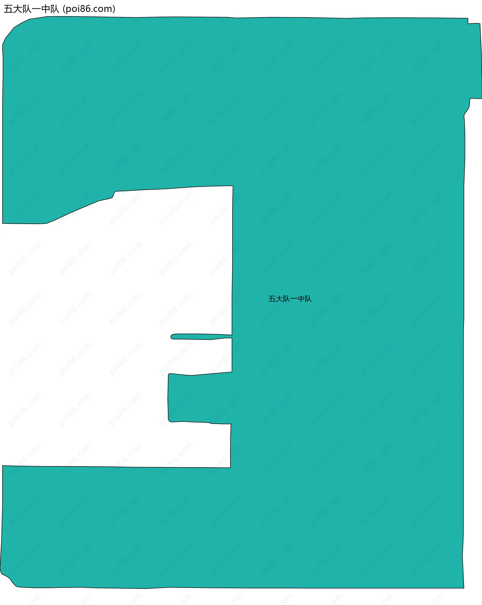 五大队一中队边界地图