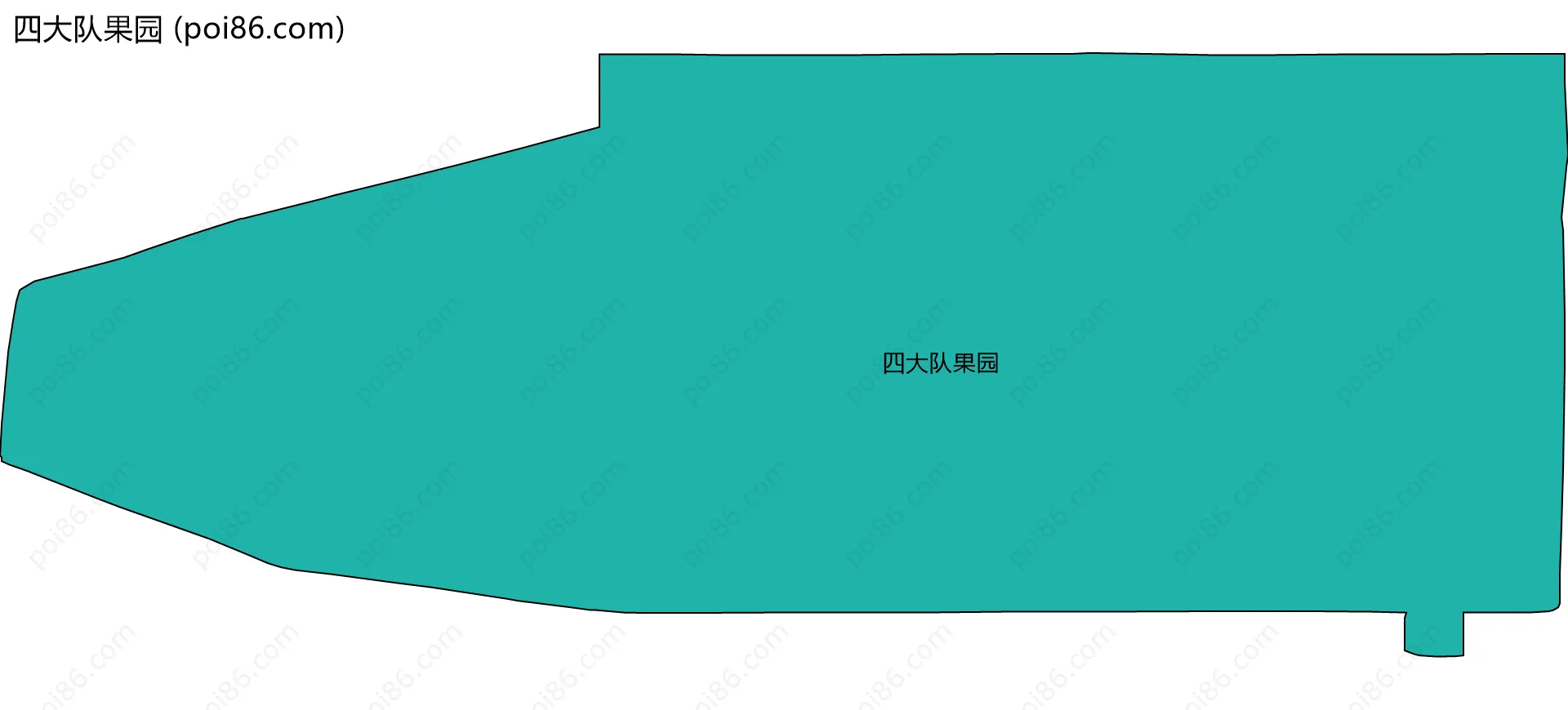 四大队果园边界地图