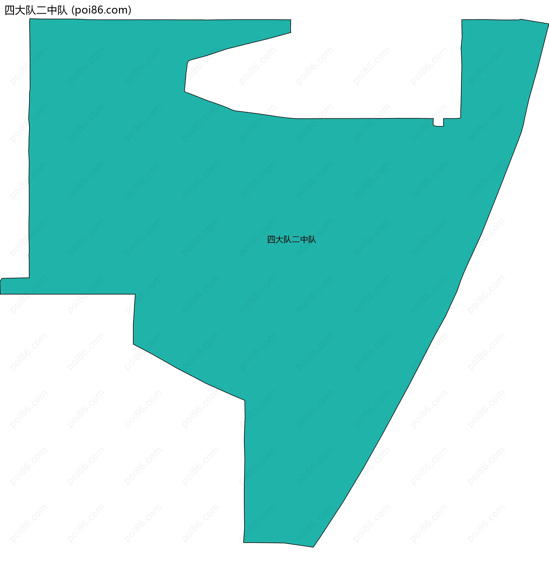 四大队二中队边界地图