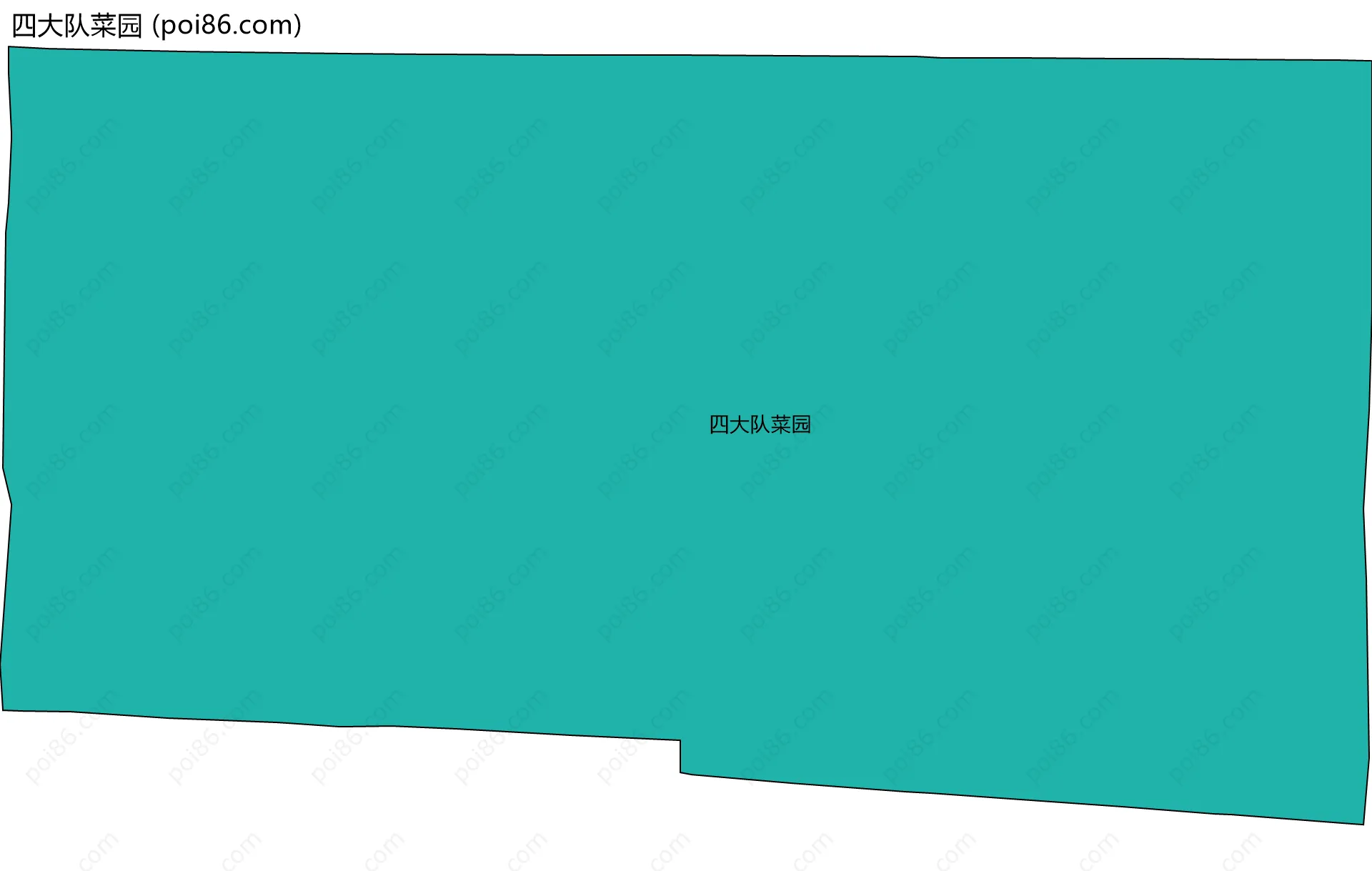 四大队菜园边界地图