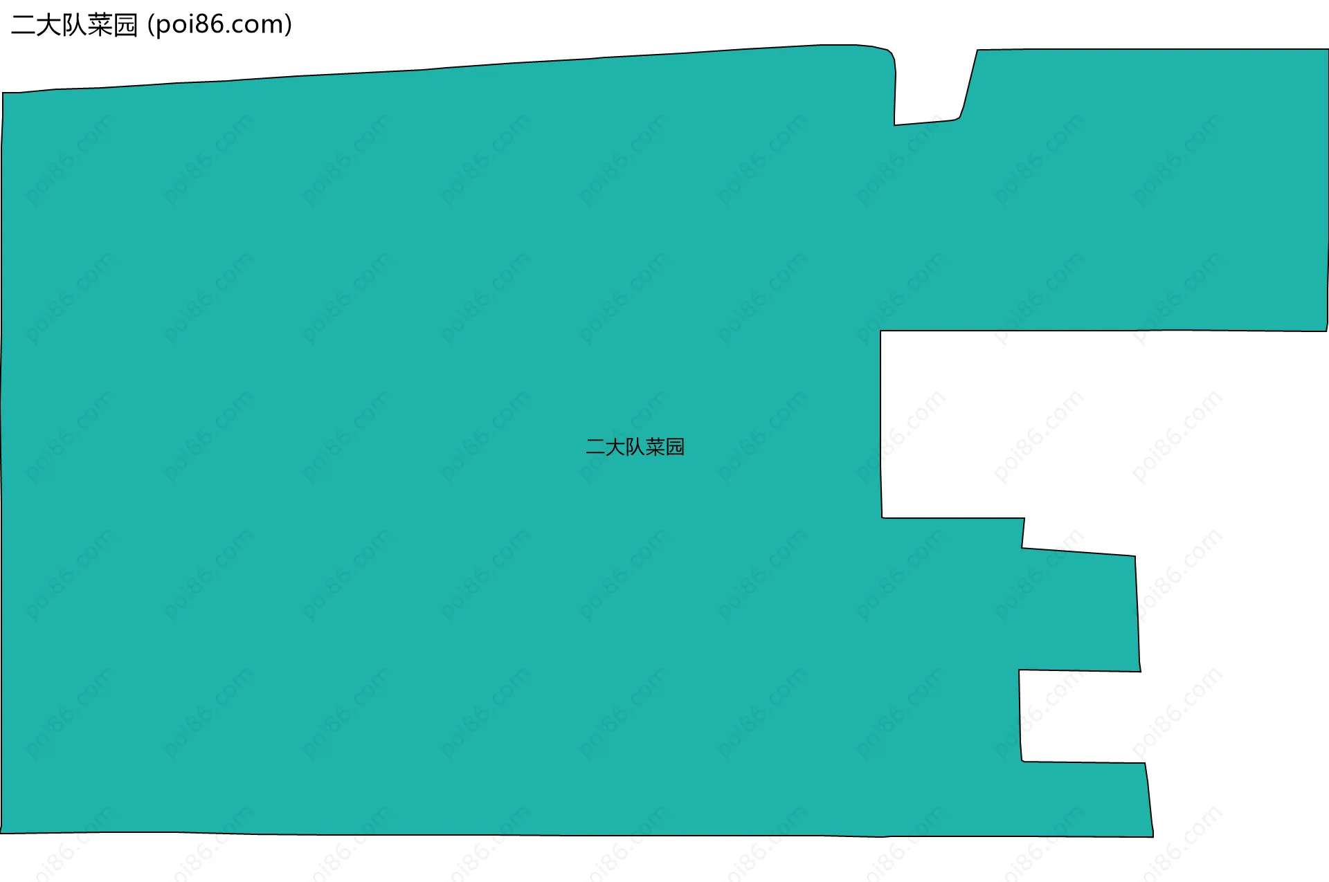 二大队菜园边界地图