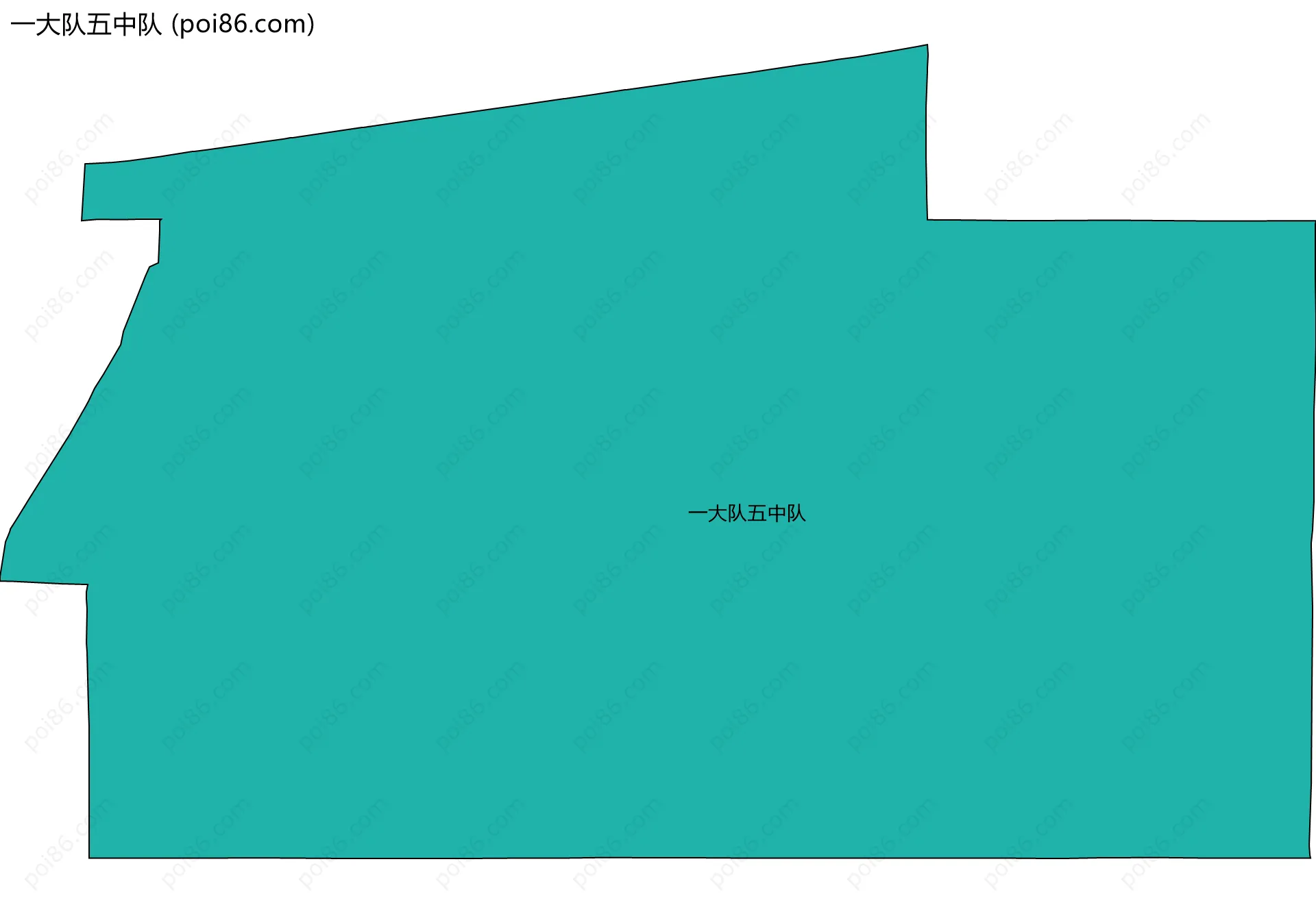 一大队五中队边界地图