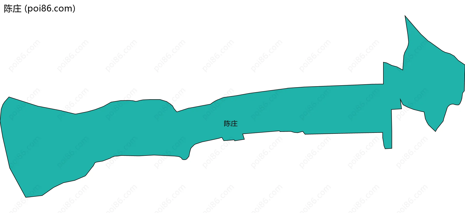 陈庄边界地图