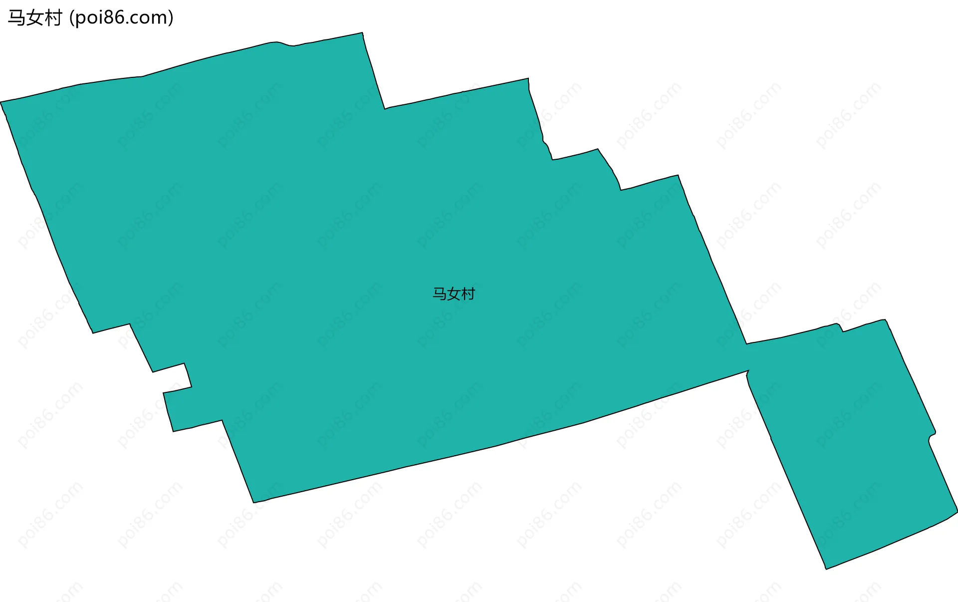马女村边界地图