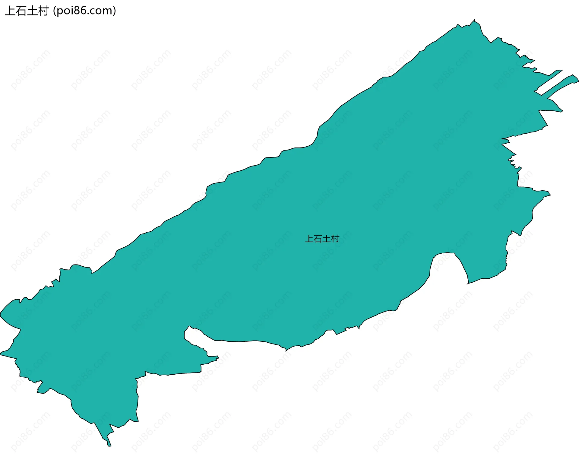 上石土村边界地图
