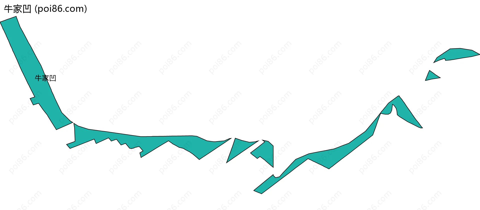 牛家凹边界地图