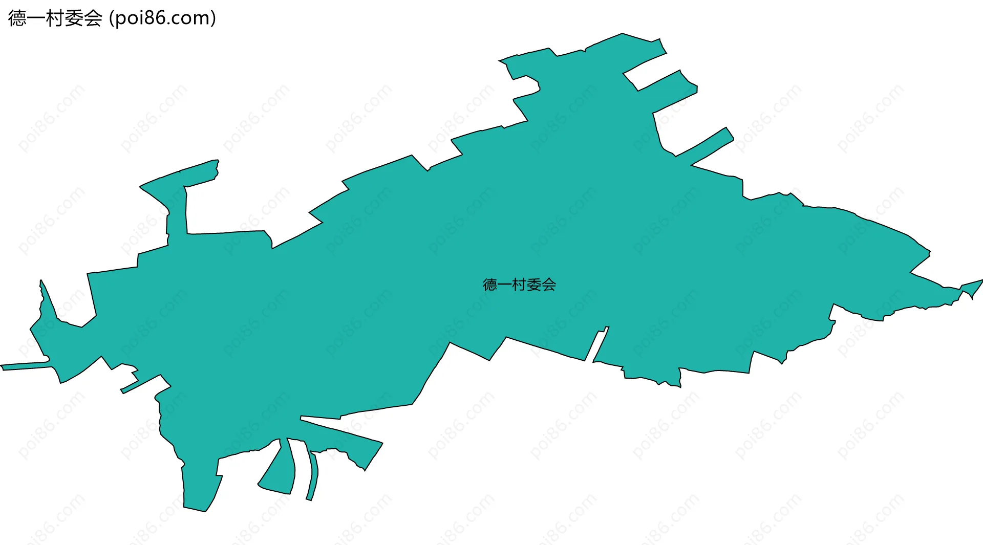 德一村委会边界地图