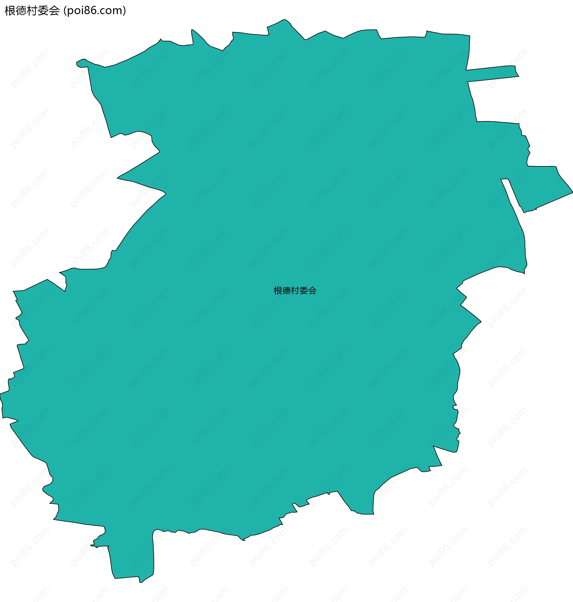 根德村委会边界地图