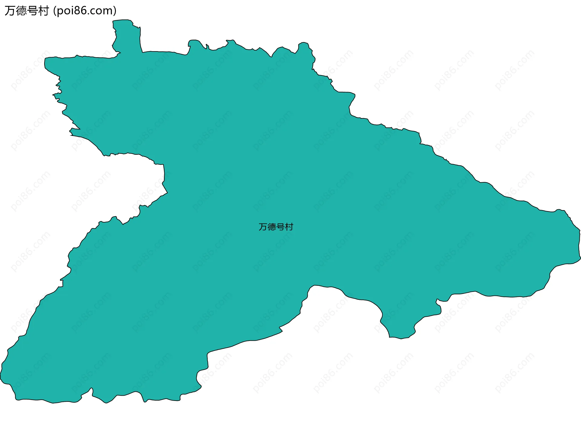 万德号村边界地图