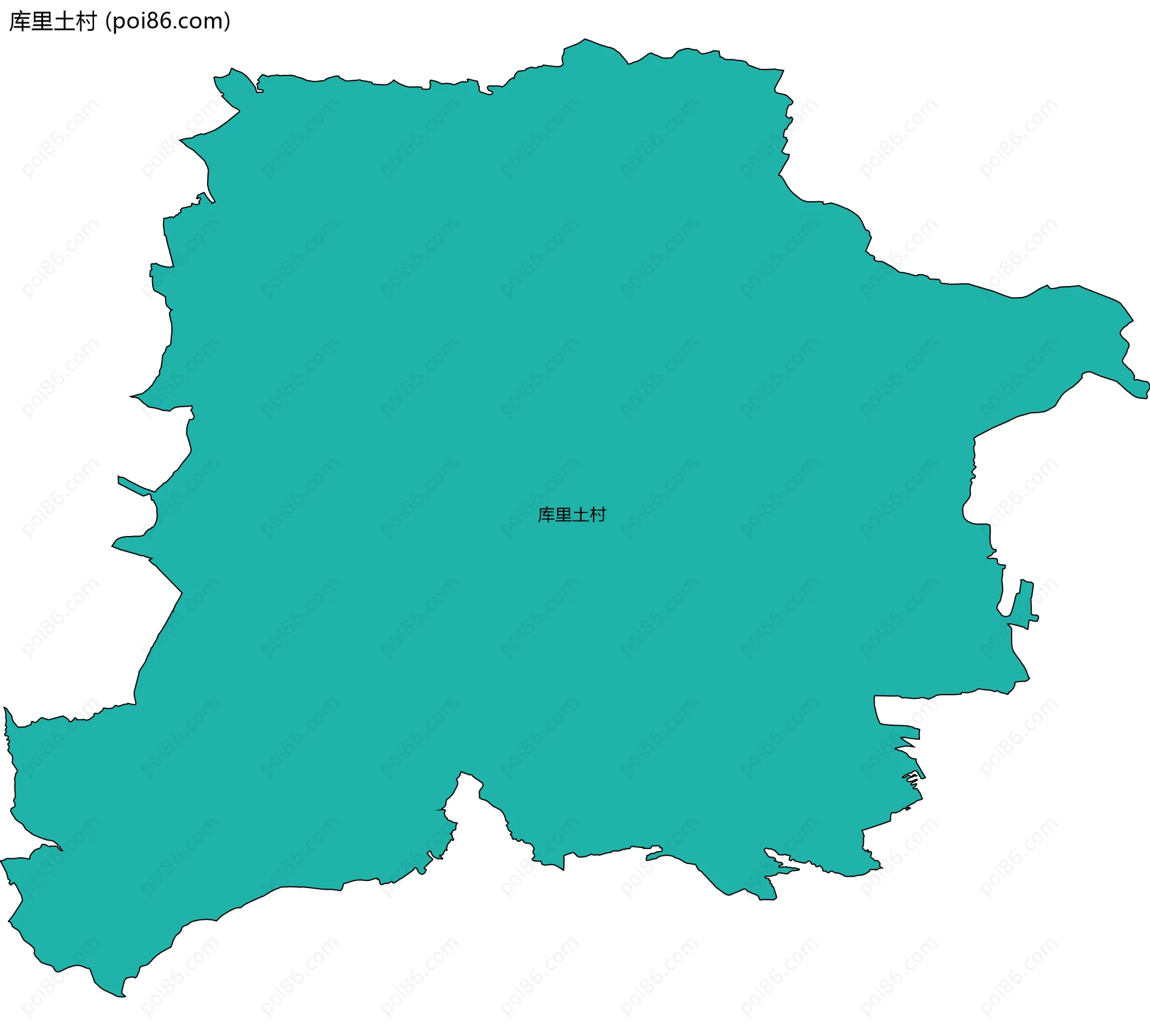 库里土村边界地图