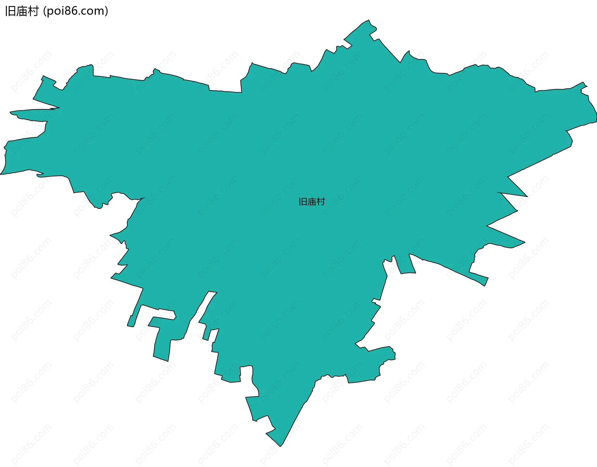 旧庙村边界地图